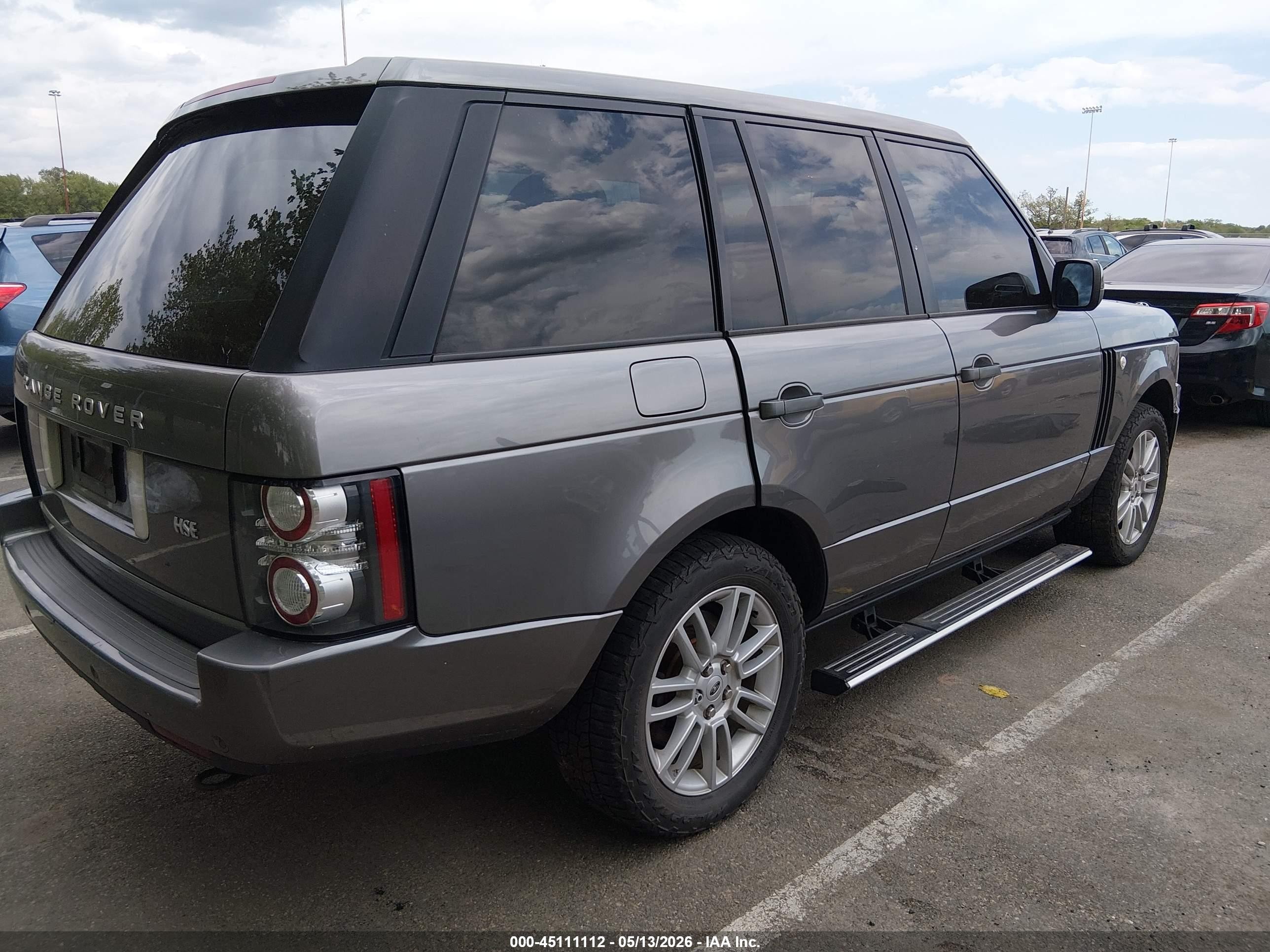 2010 Land Rover Range Rover Hse Gray vin: SALME1D43AA311691