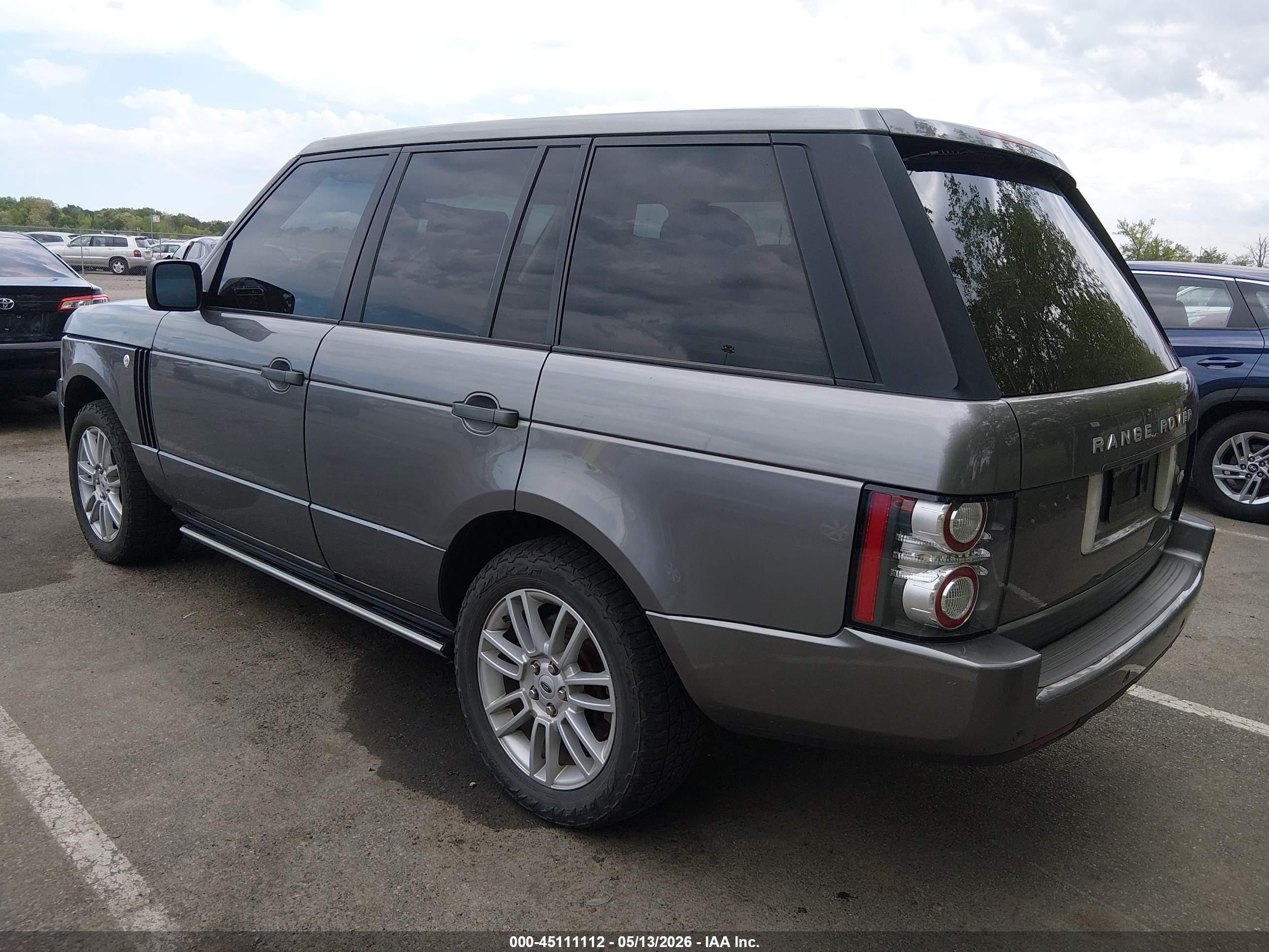 2010 Land Rover Range Rover Hse Gray vin: SALME1D43AA311691