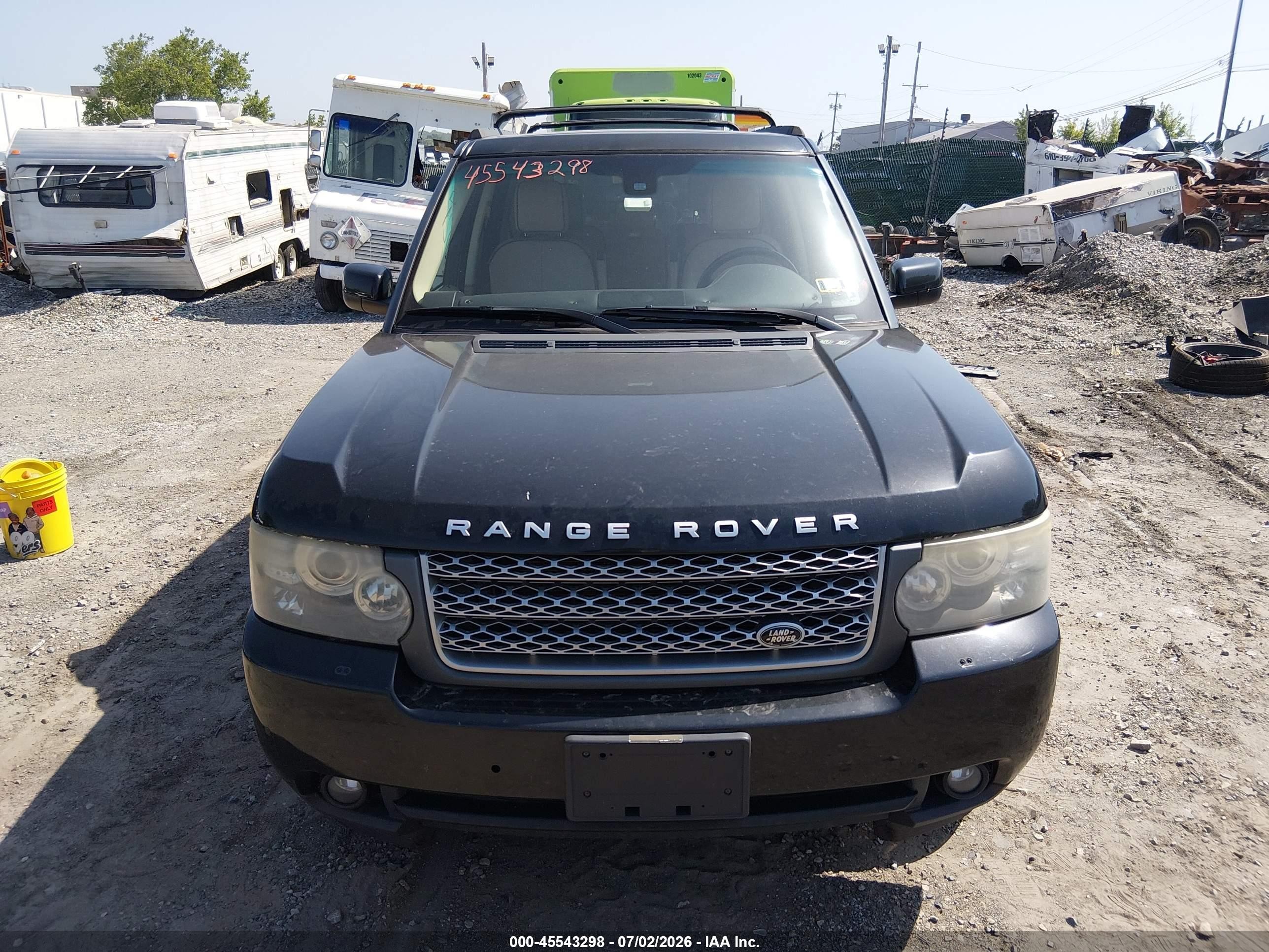 2010 Land Rover Range Rover Hse Black vin: SALME1D43AA320701