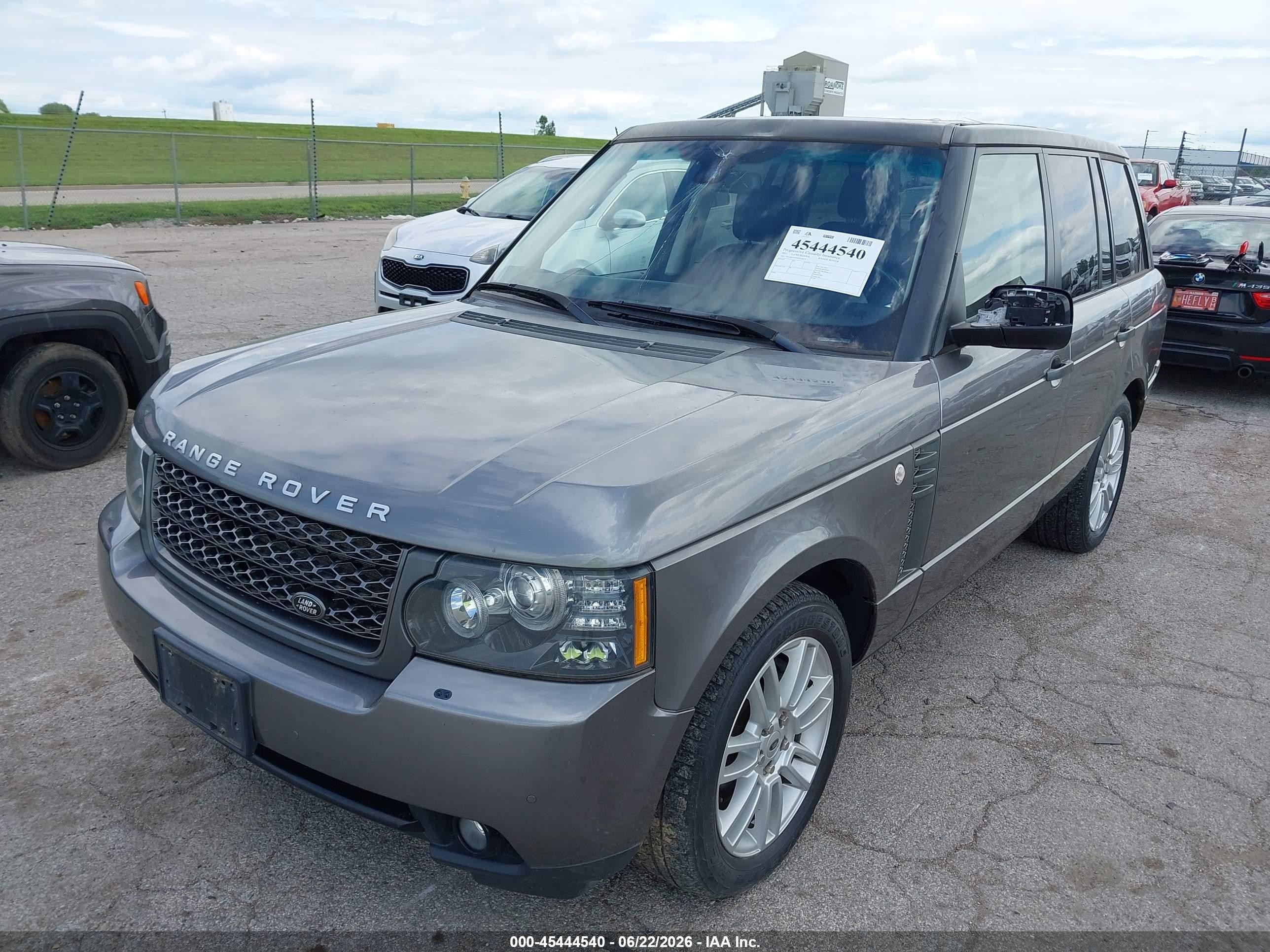 2011 Land Rover Range Rover Hse Gray vin: SALME1D45BA353877