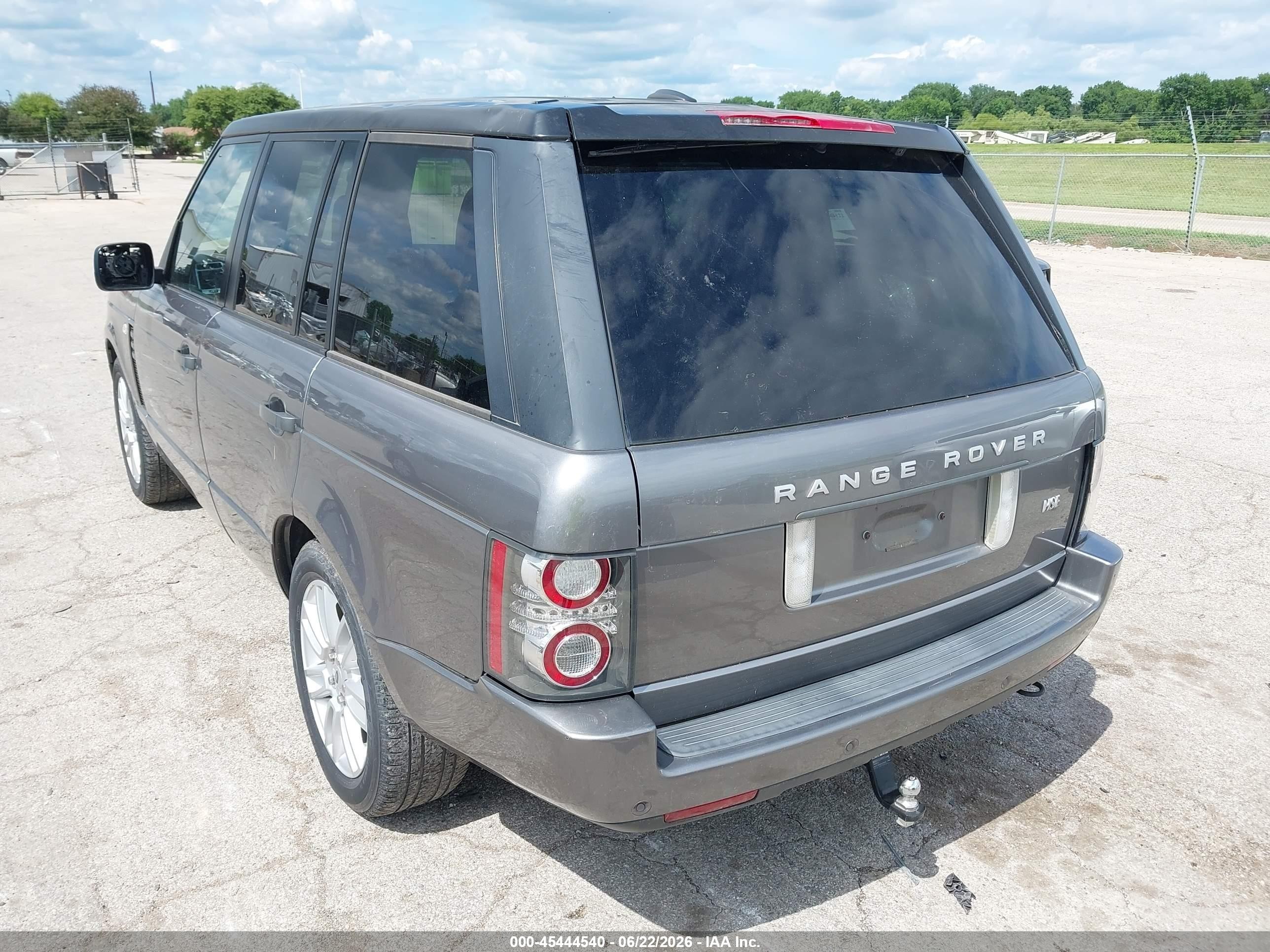 2011 Land Rover Range Rover Hse Gray vin: SALME1D45BA353877