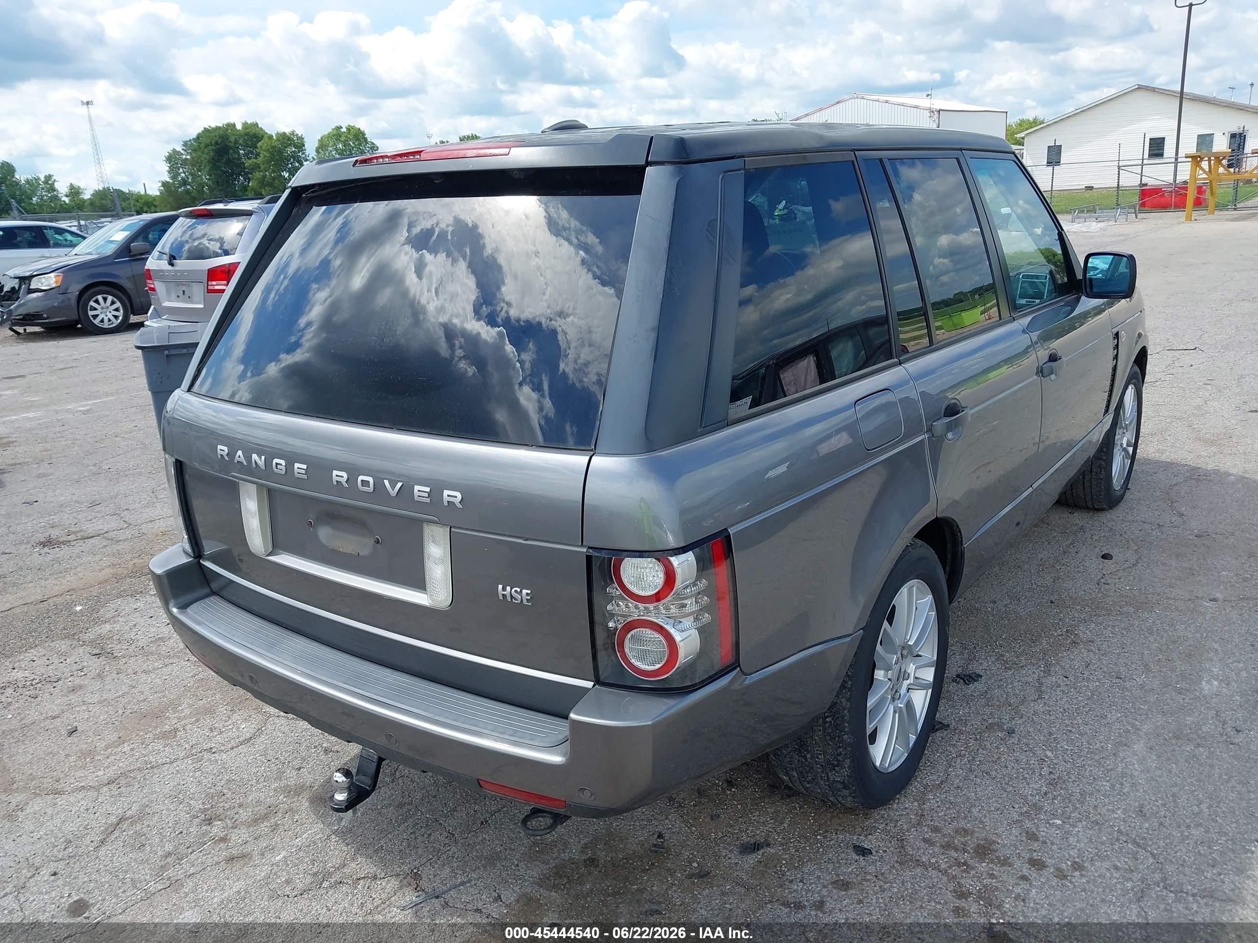 2011 Land Rover Range Rover Hse Gray vin: SALME1D45BA353877