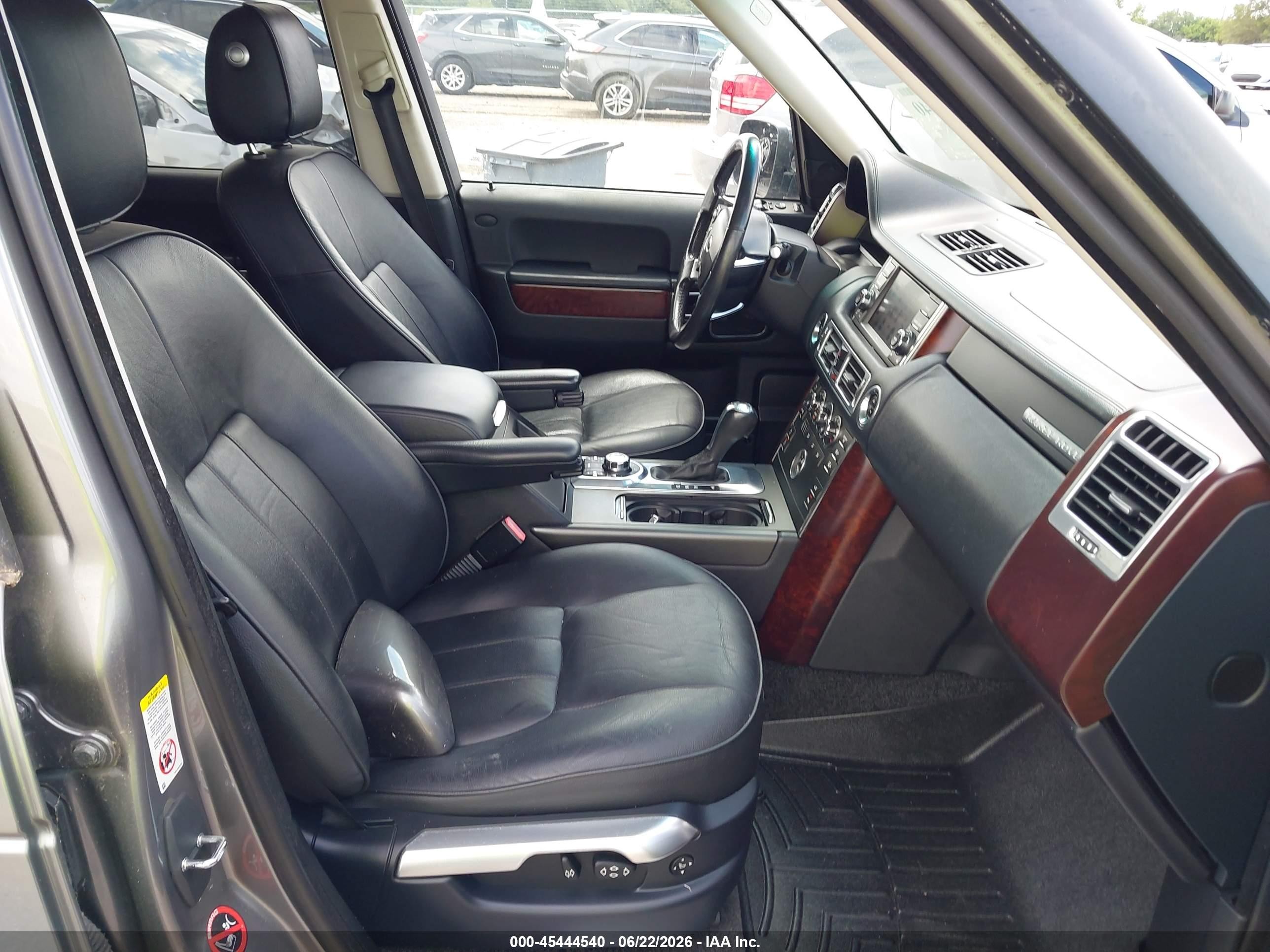 2011 Land Rover Range Rover Hse Gray vin: SALME1D45BA353877