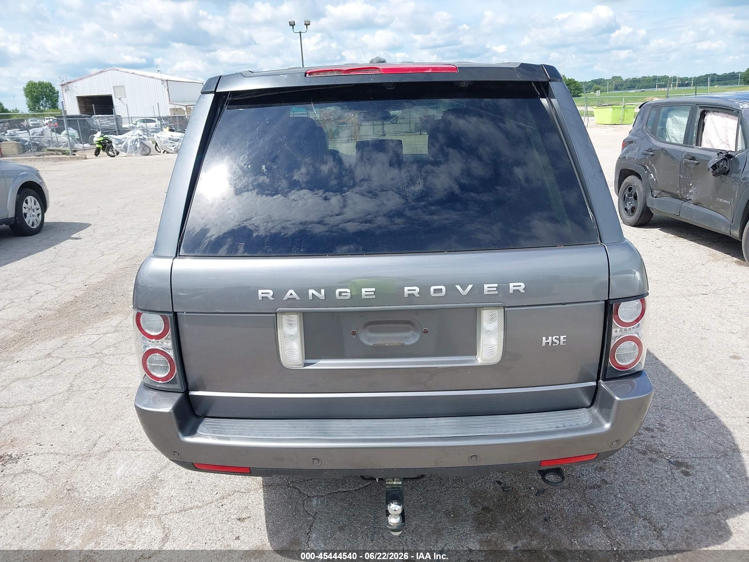 2011 Land Rover Range Rover Hse Gray vin: SALME1D45BA353877