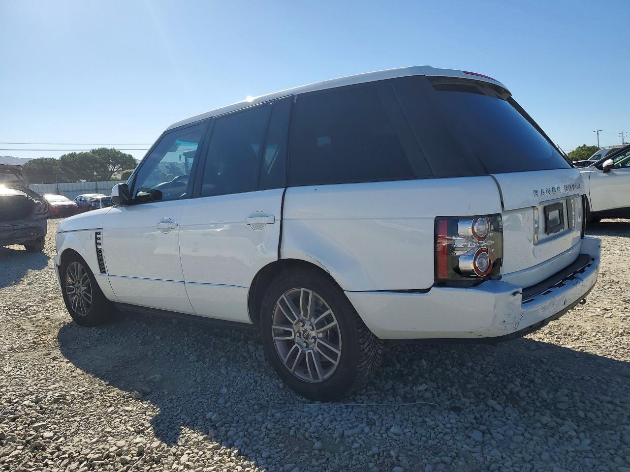 2012 Land Rover Range Rover Hse White vin: SALME1D45CA383642