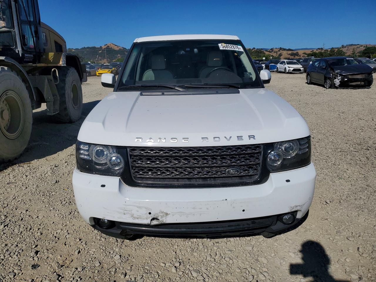 2012 Land Rover Range Rover Hse White vin: SALME1D45CA383642