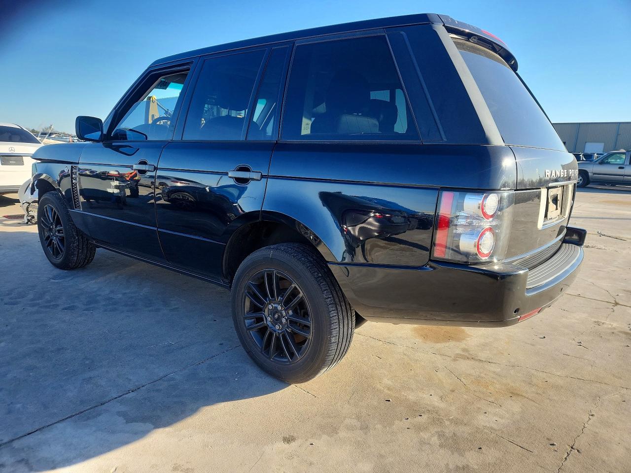 2011 Land Rover Range Rover Hse Black vin: SALME1D46BA358215