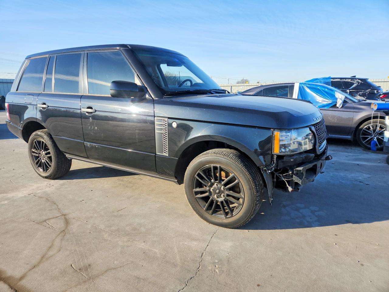 2011 Land Rover Range Rover Hse Black vin: SALME1D46BA358215