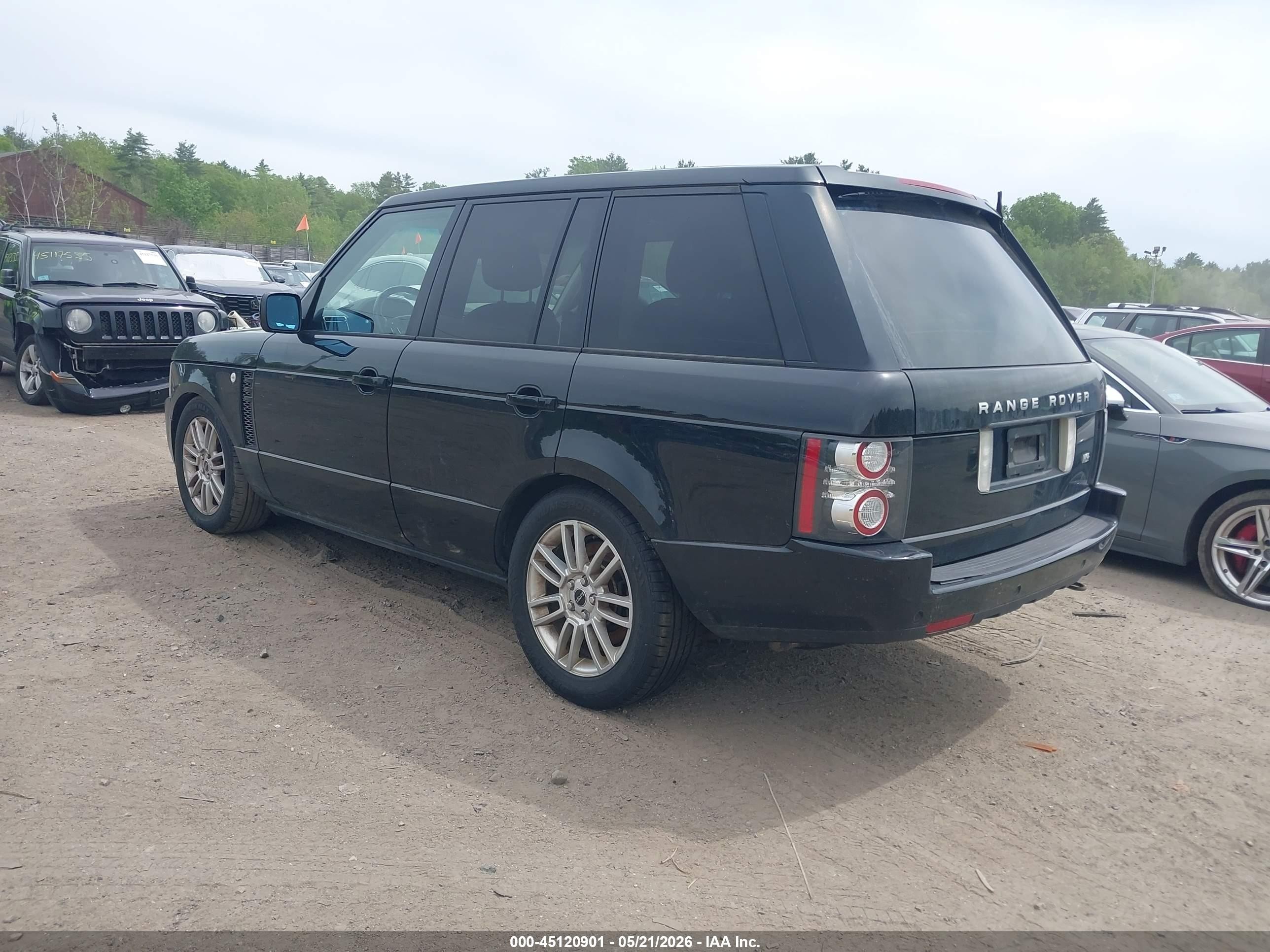 2012 Land Rover Range Rover Hse Black vin: SALME1D46CA393242