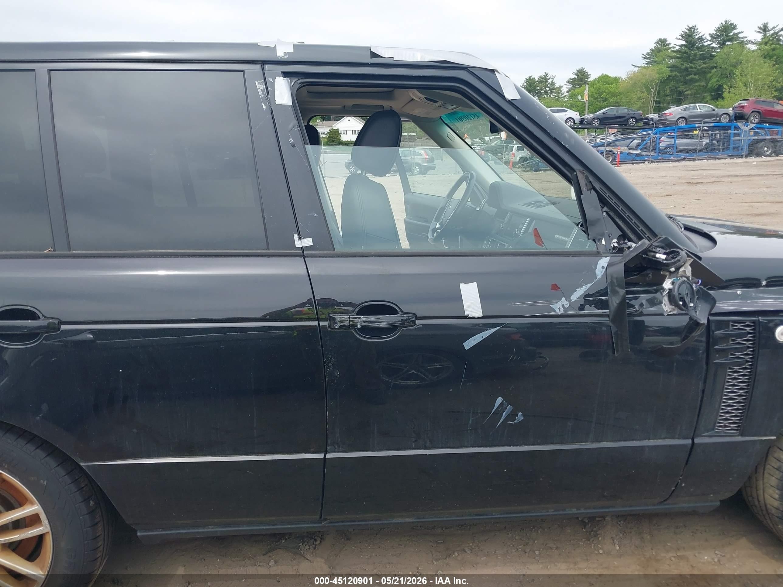 2012 Land Rover Range Rover Hse Black vin: SALME1D46CA393242