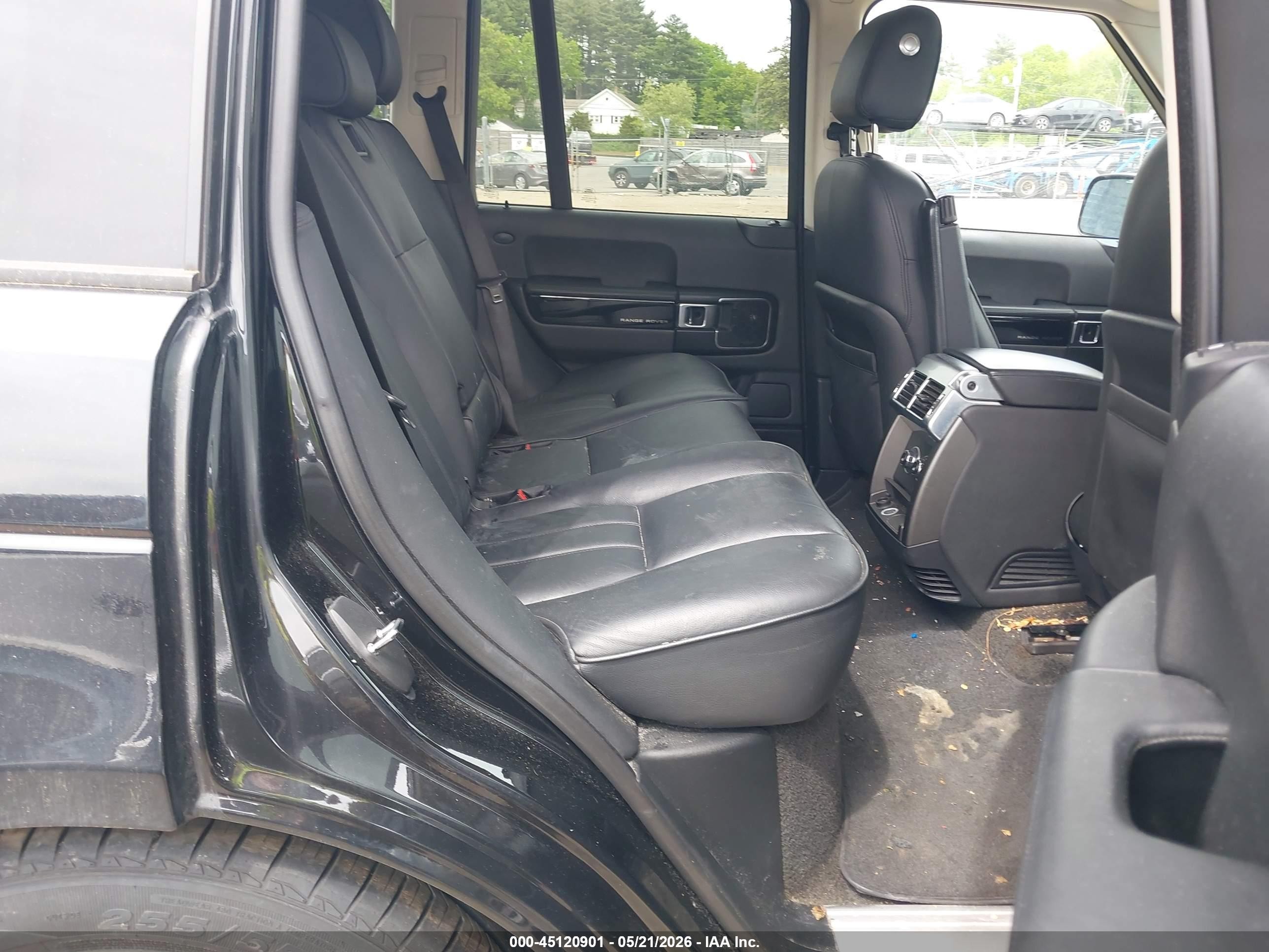 2012 Land Rover Range Rover Hse Black vin: SALME1D46CA393242
