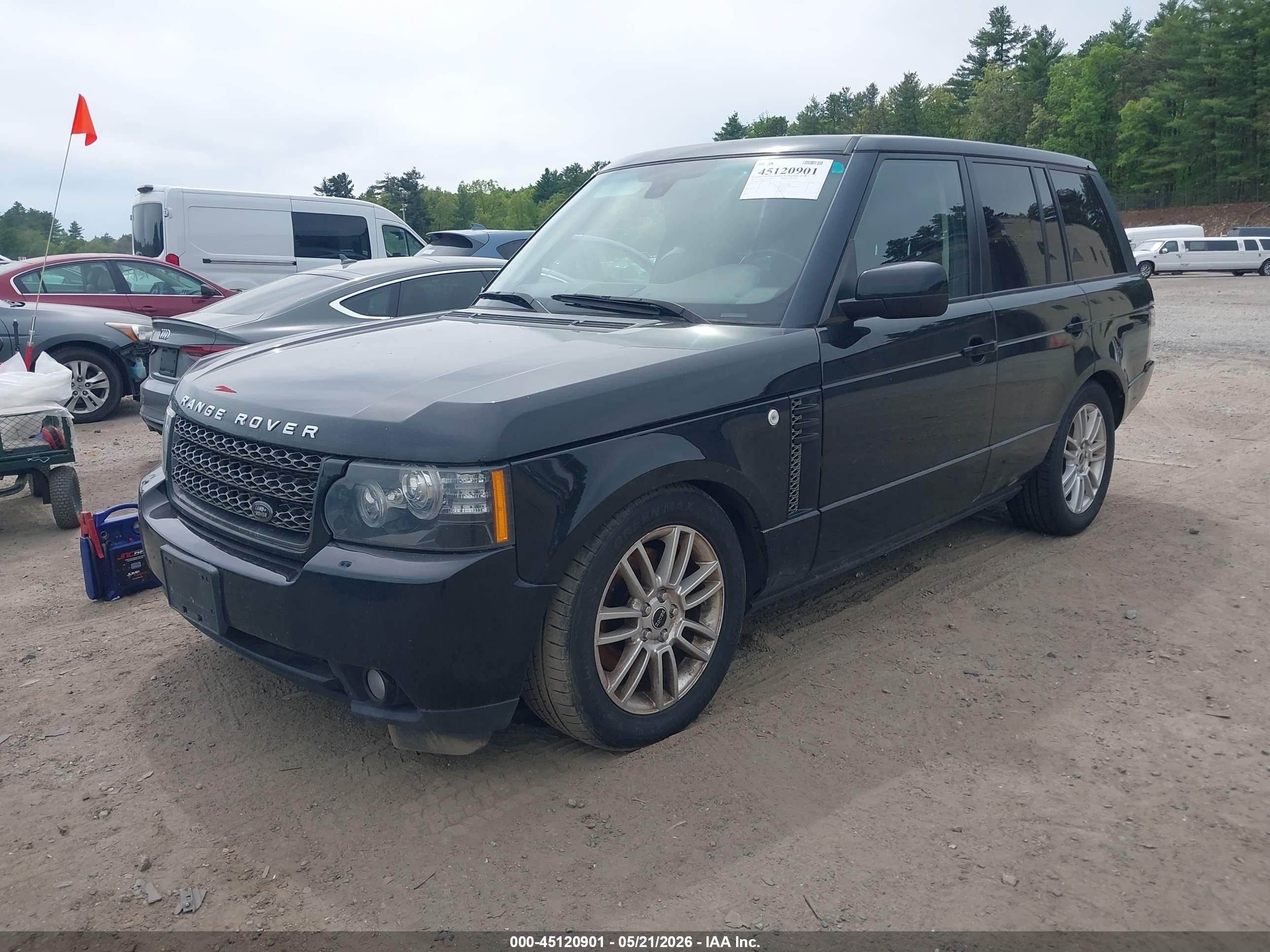 2012 Land Rover Range Rover Hse Black vin: SALME1D46CA393242
