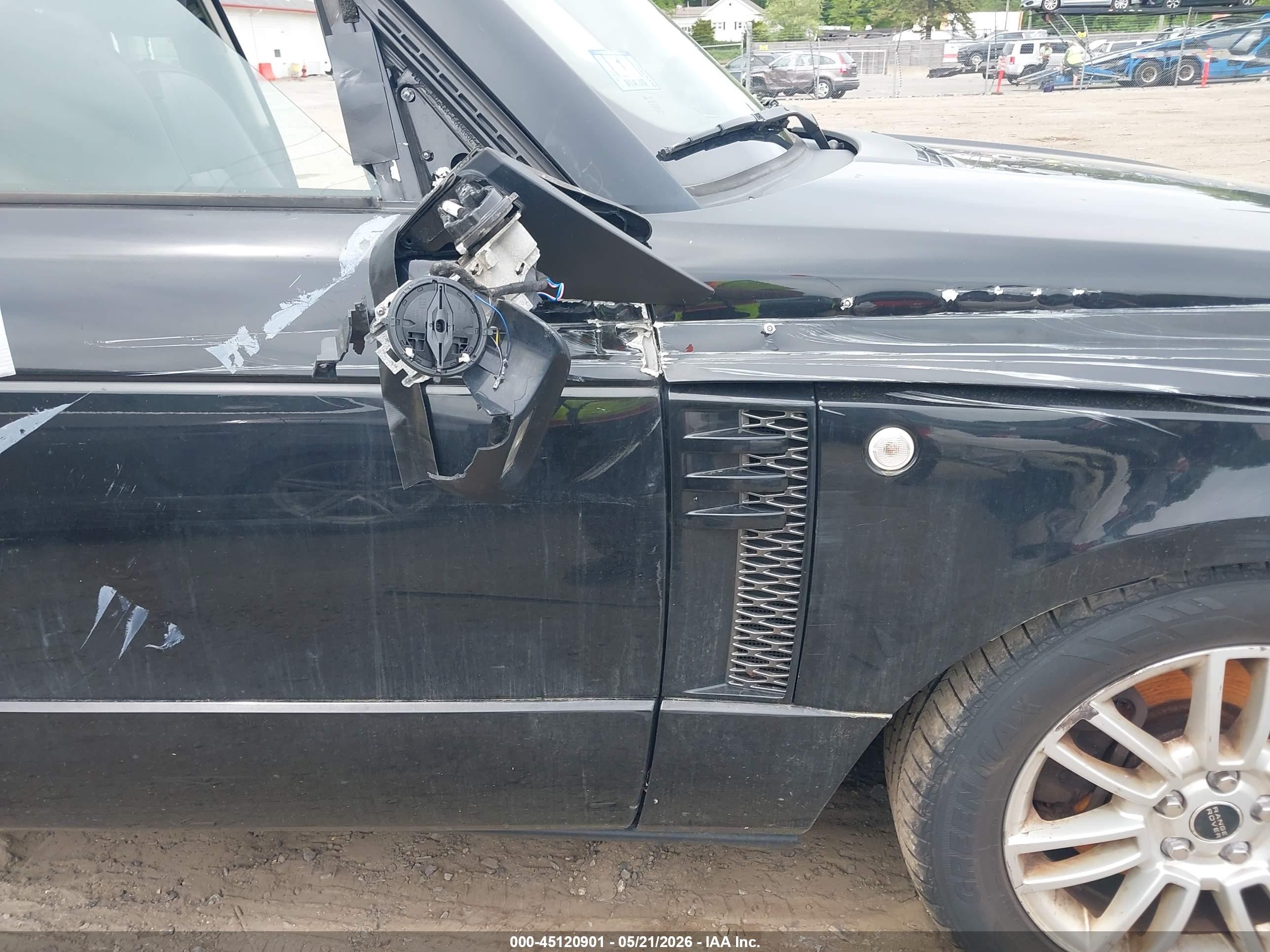 2012 Land Rover Range Rover Hse Black vin: SALME1D46CA393242