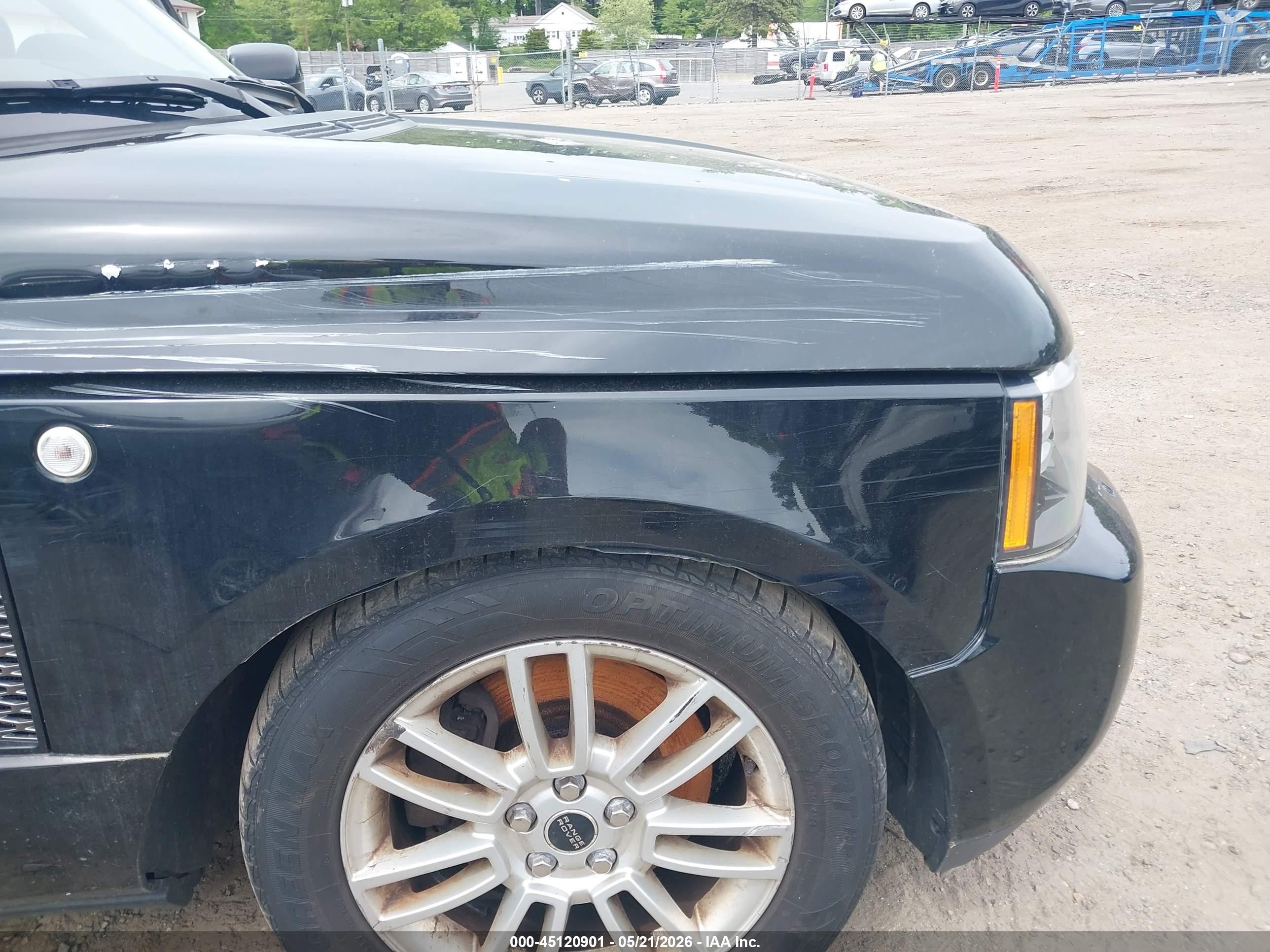 2012 Land Rover Range Rover Hse Black vin: SALME1D46CA393242