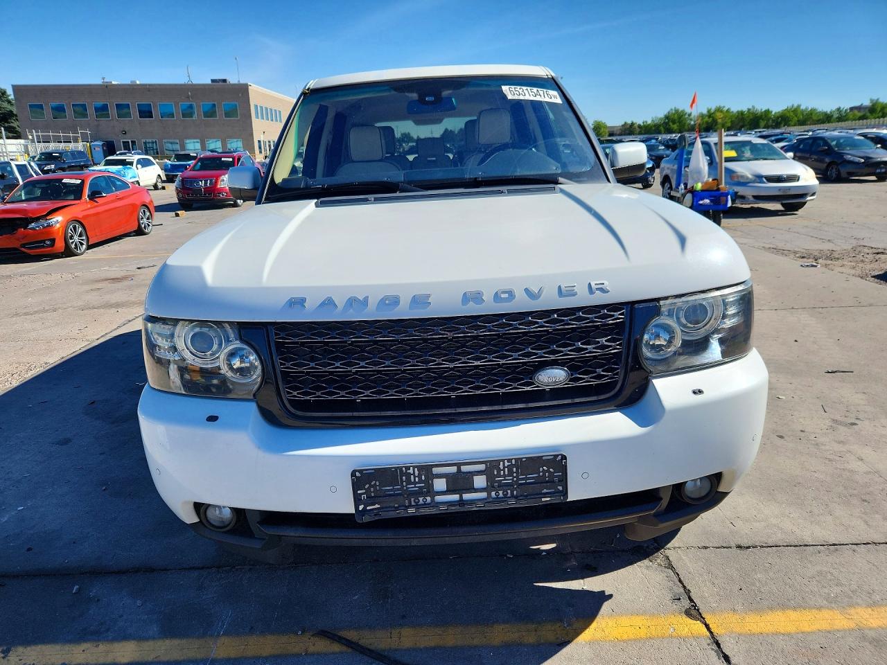 2012 Land Rover Range Rover Hse Белый vin: SALME1D47CA385750