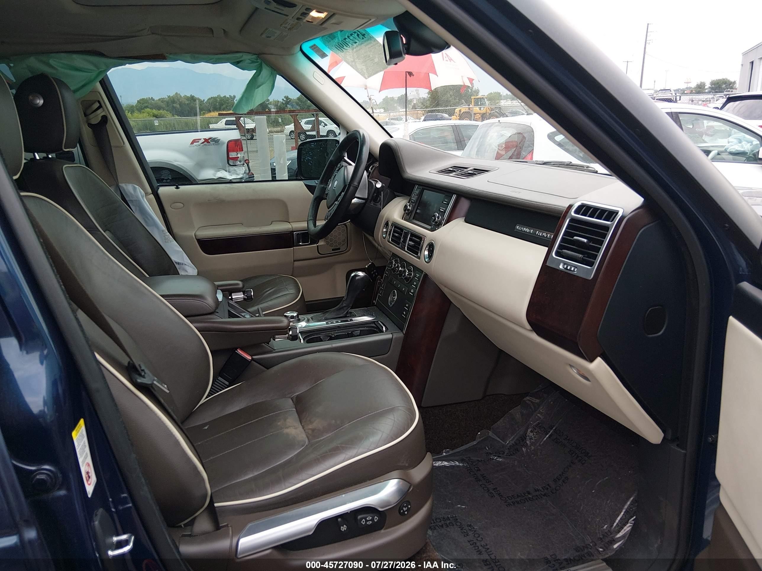 2011 Land Rover Range Rover Hse Blue vin: SALME1D49BA348214