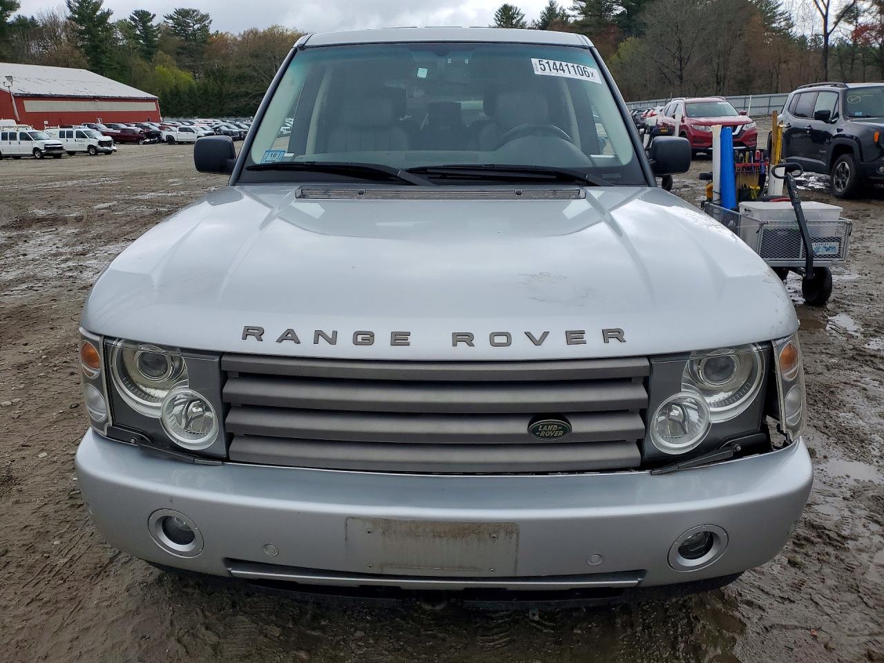 2004 Land Rover Range Rover Hse Silver vin: SALMF11424A156749