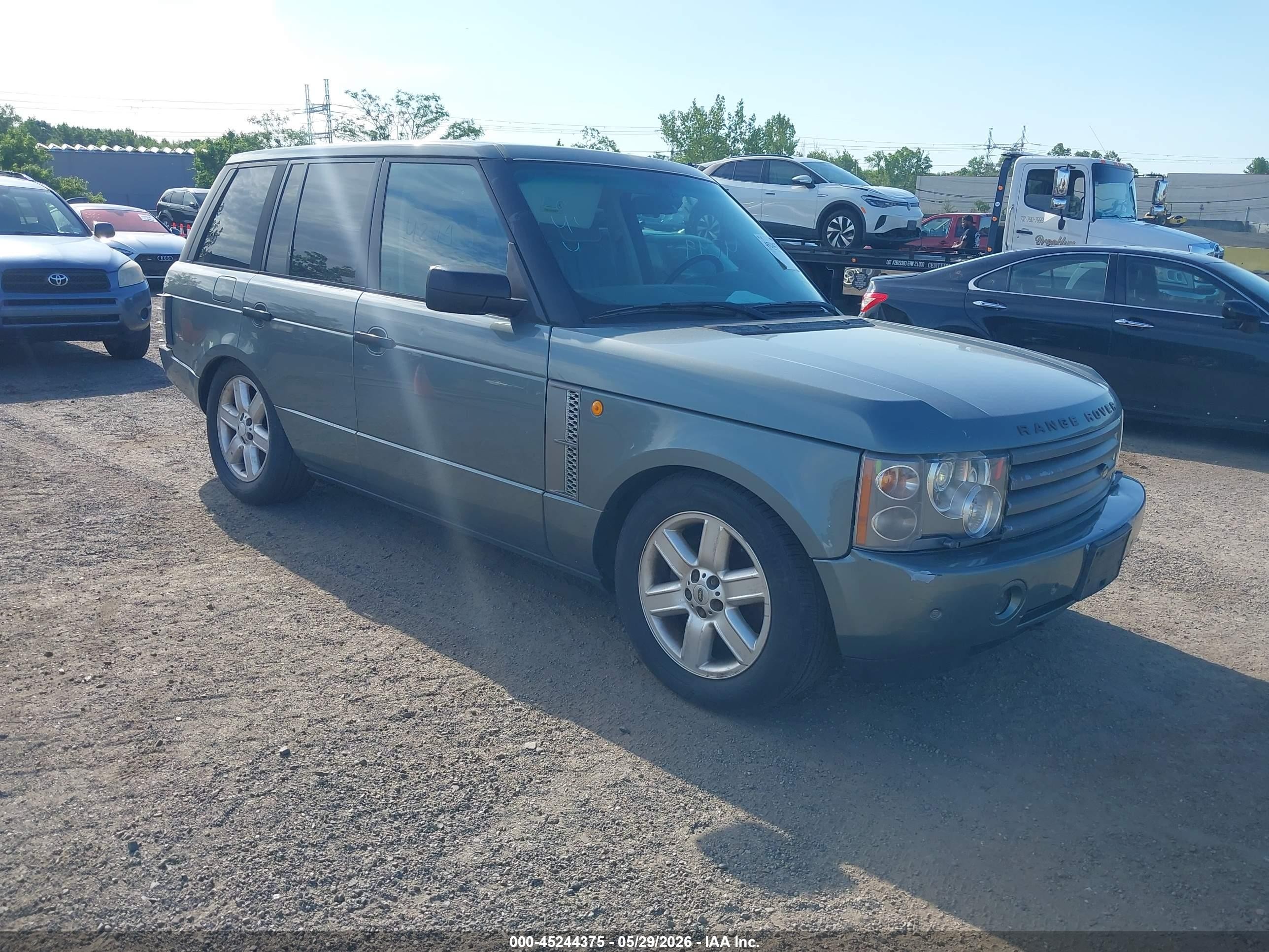 2005 Land Rover Range Rover Hse Gray vin: SALMF11425A190854