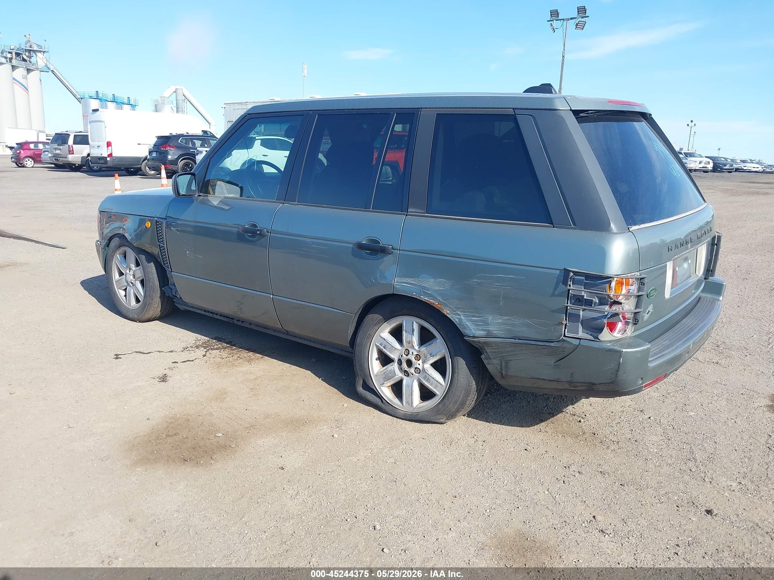 2005 Land Rover Range Rover Hse Gray vin: SALMF11425A190854