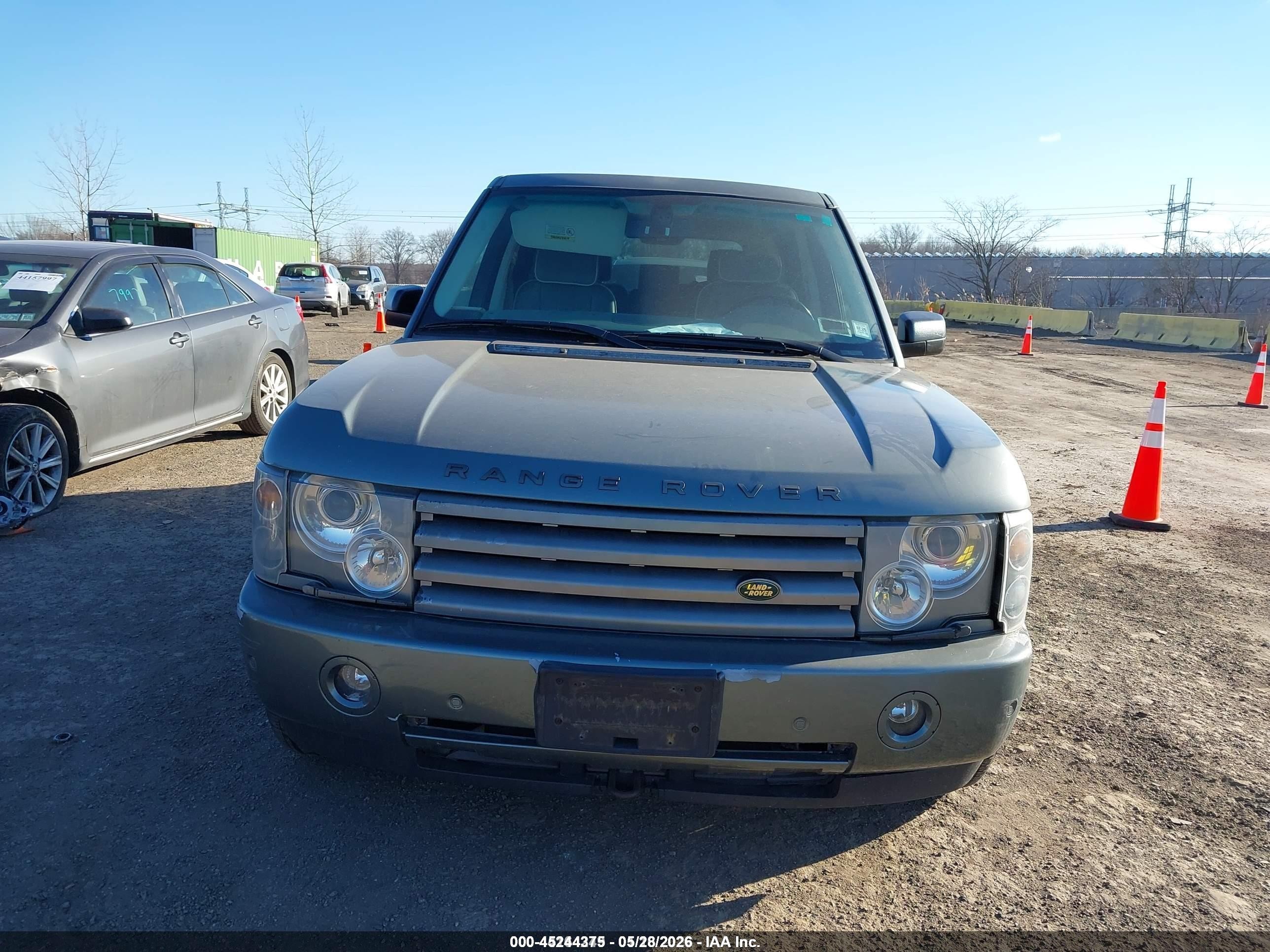 2005 Land Rover Range Rover Hse Gray vin: SALMF11425A190854