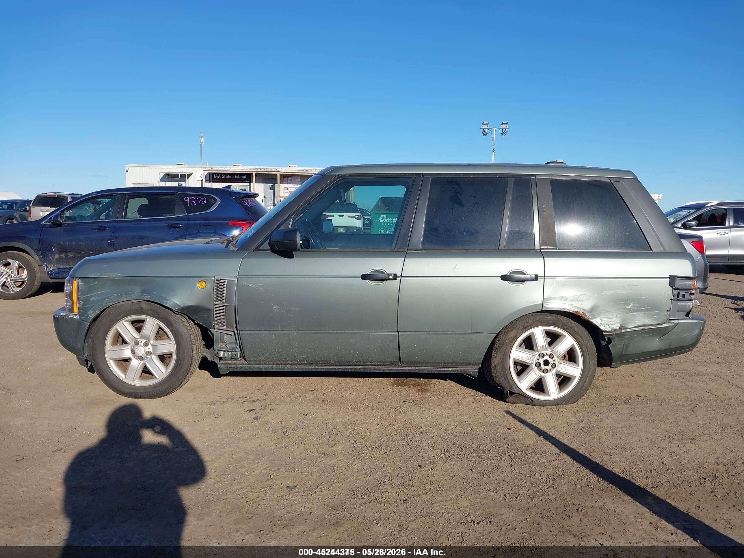 2005 Land Rover Range Rover Hse Gray vin: SALMF11425A190854