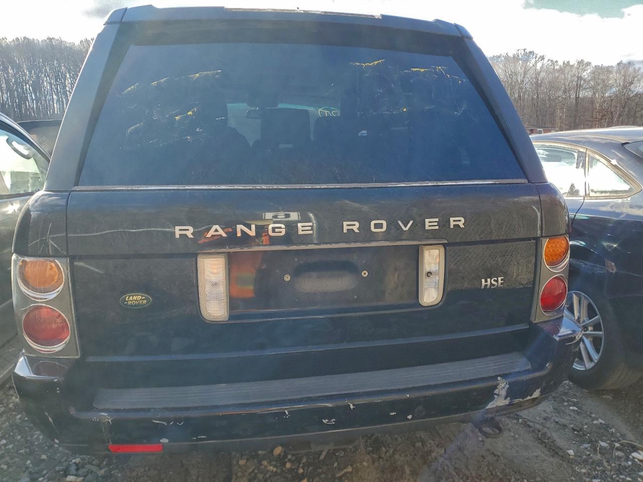 2004 Land Rover Range Rover Hse Black vin: SALMF11434A168683