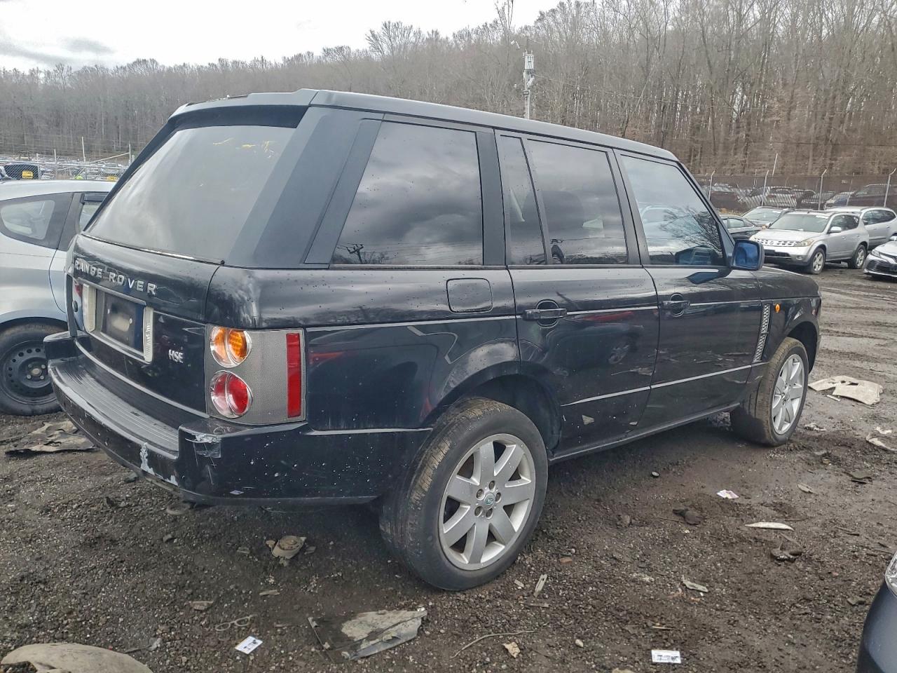 2004 Land Rover Range Rover Hse Black vin: SALMF11434A168683