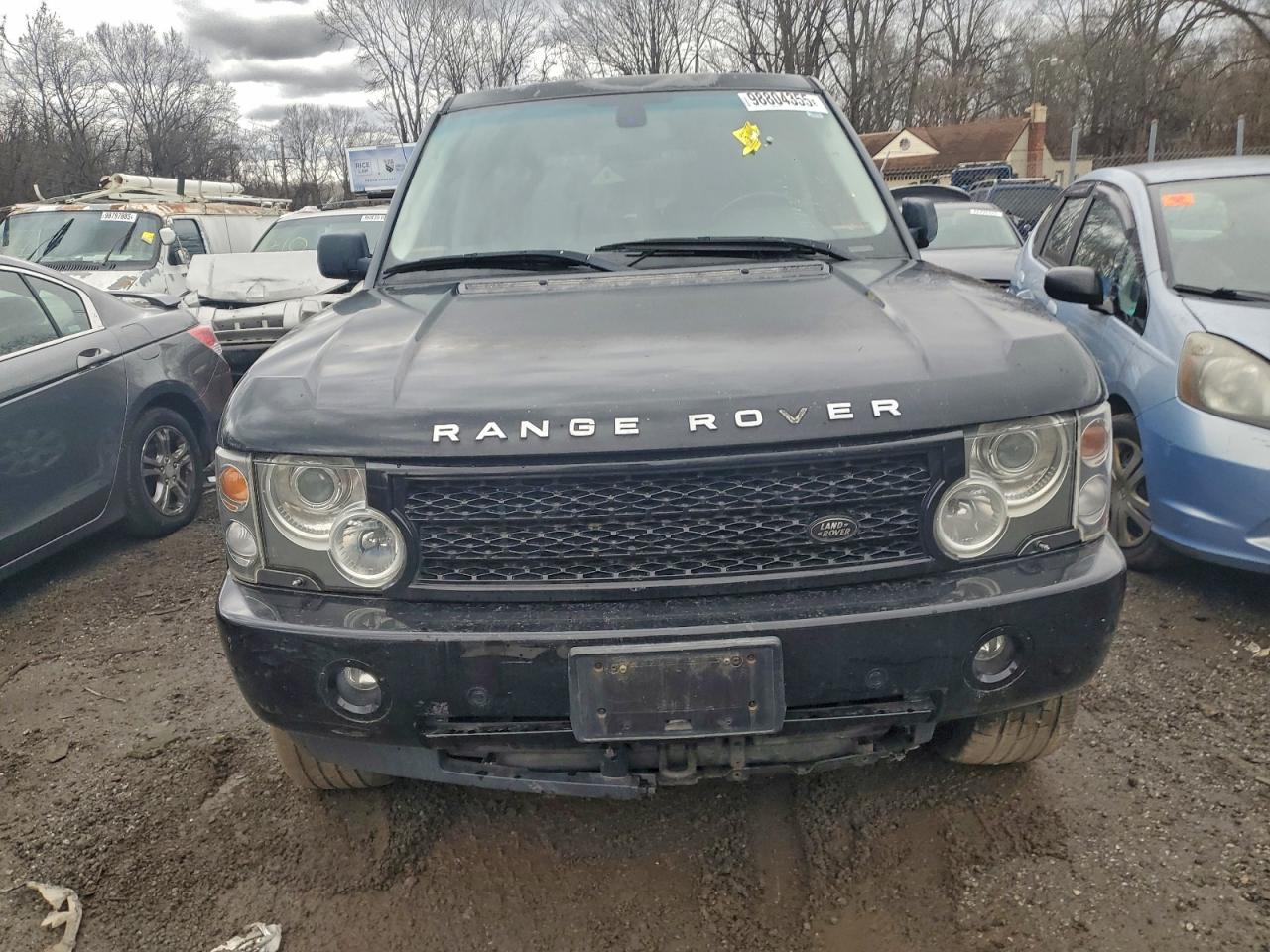 2004 Land Rover Range Rover Hse Black vin: SALMF11434A168683