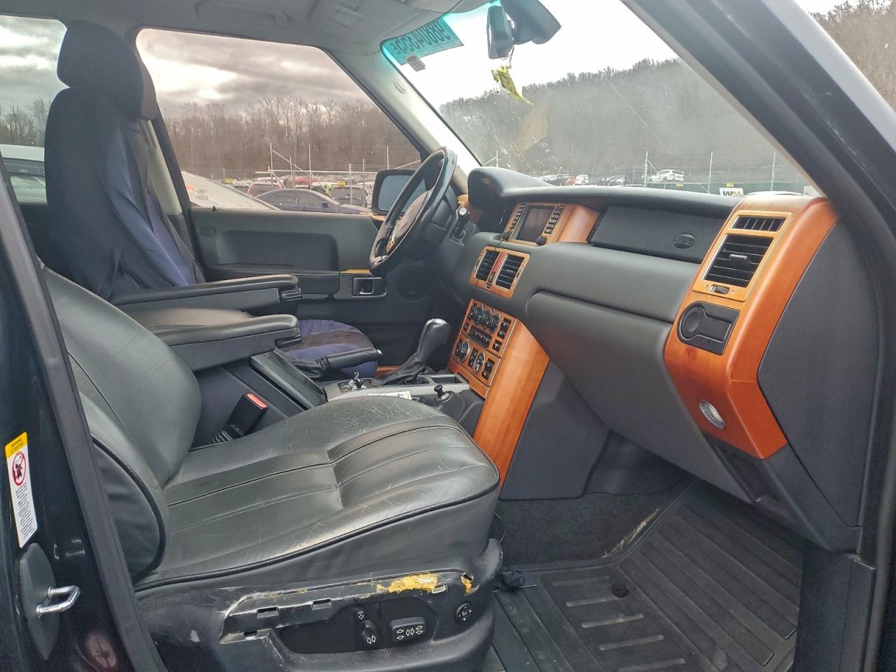 2004 Land Rover Range Rover Hse Black vin: SALMF11434A168683
