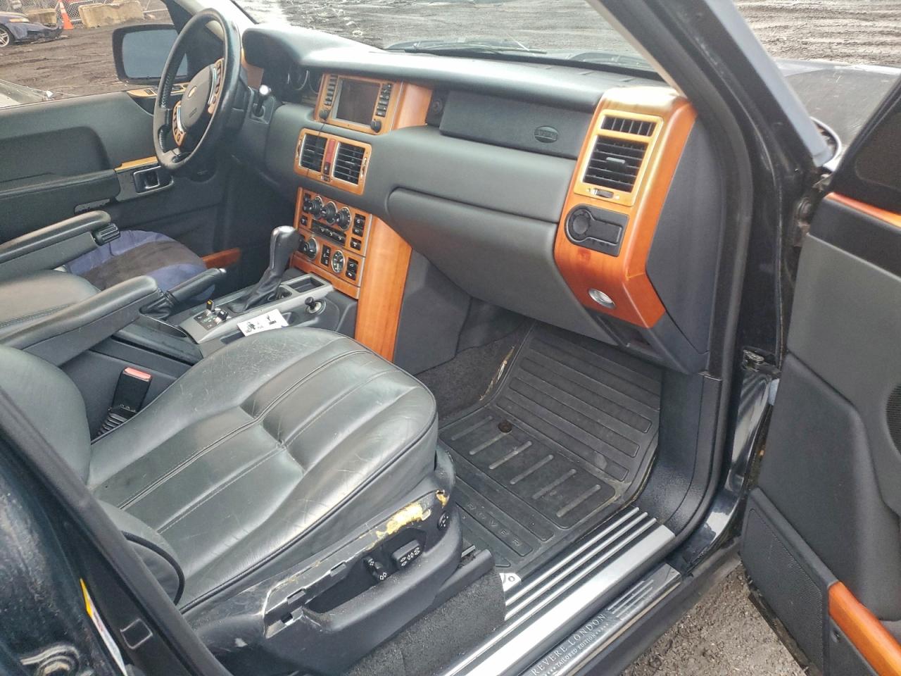 2004 Land Rover Range Rover Hse Black vin: SALMF11434A168683