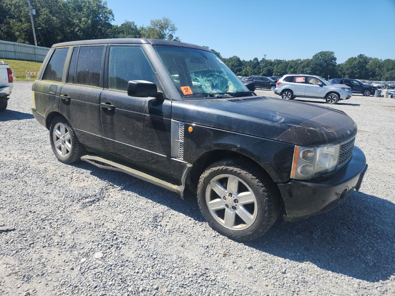 2005 Land Rover Range Rover Hse Black vin: SALMF11465A193319