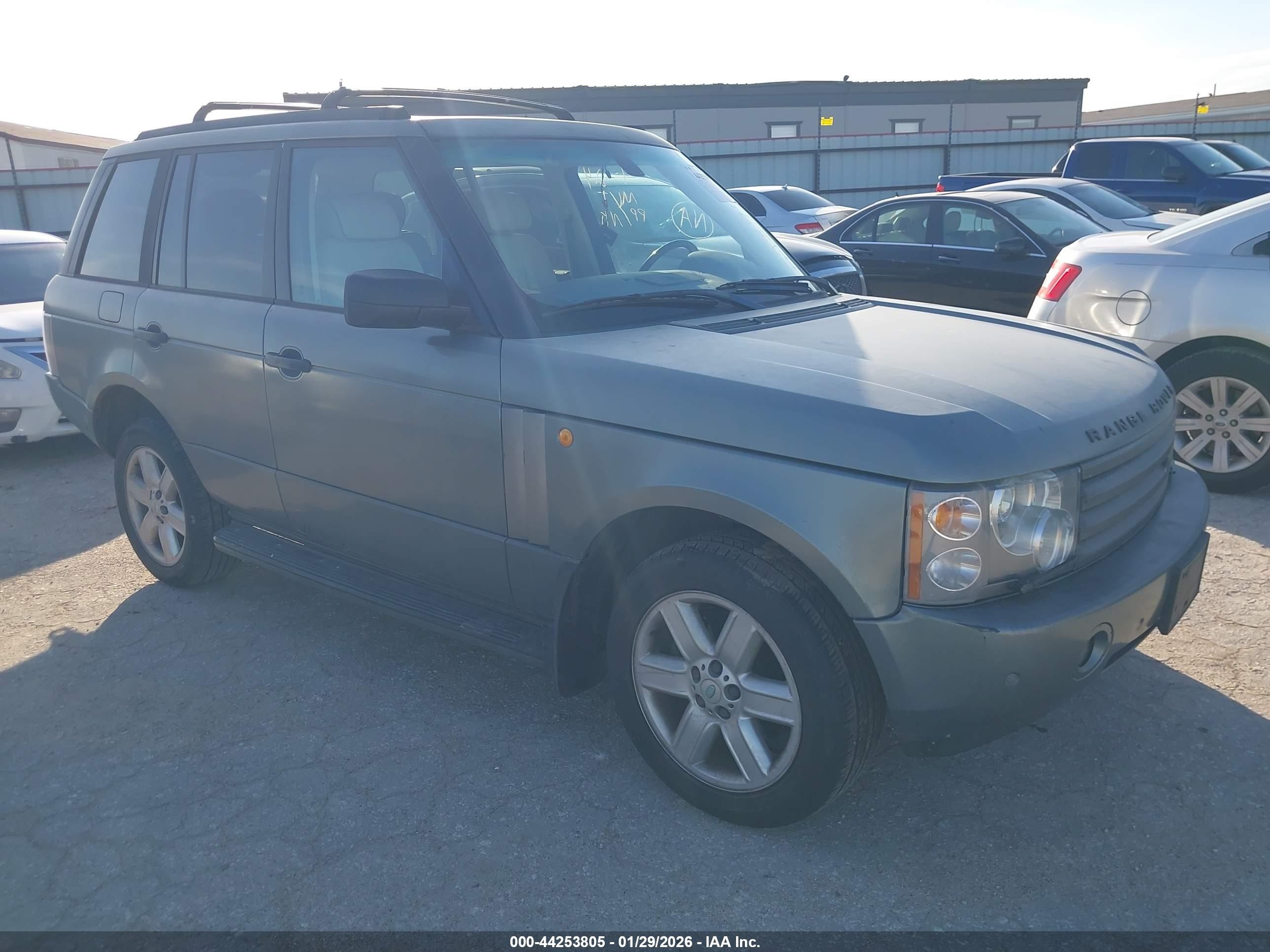 2005 Land Rover Range Rover Hse Серый vin: SALMF11475A189487