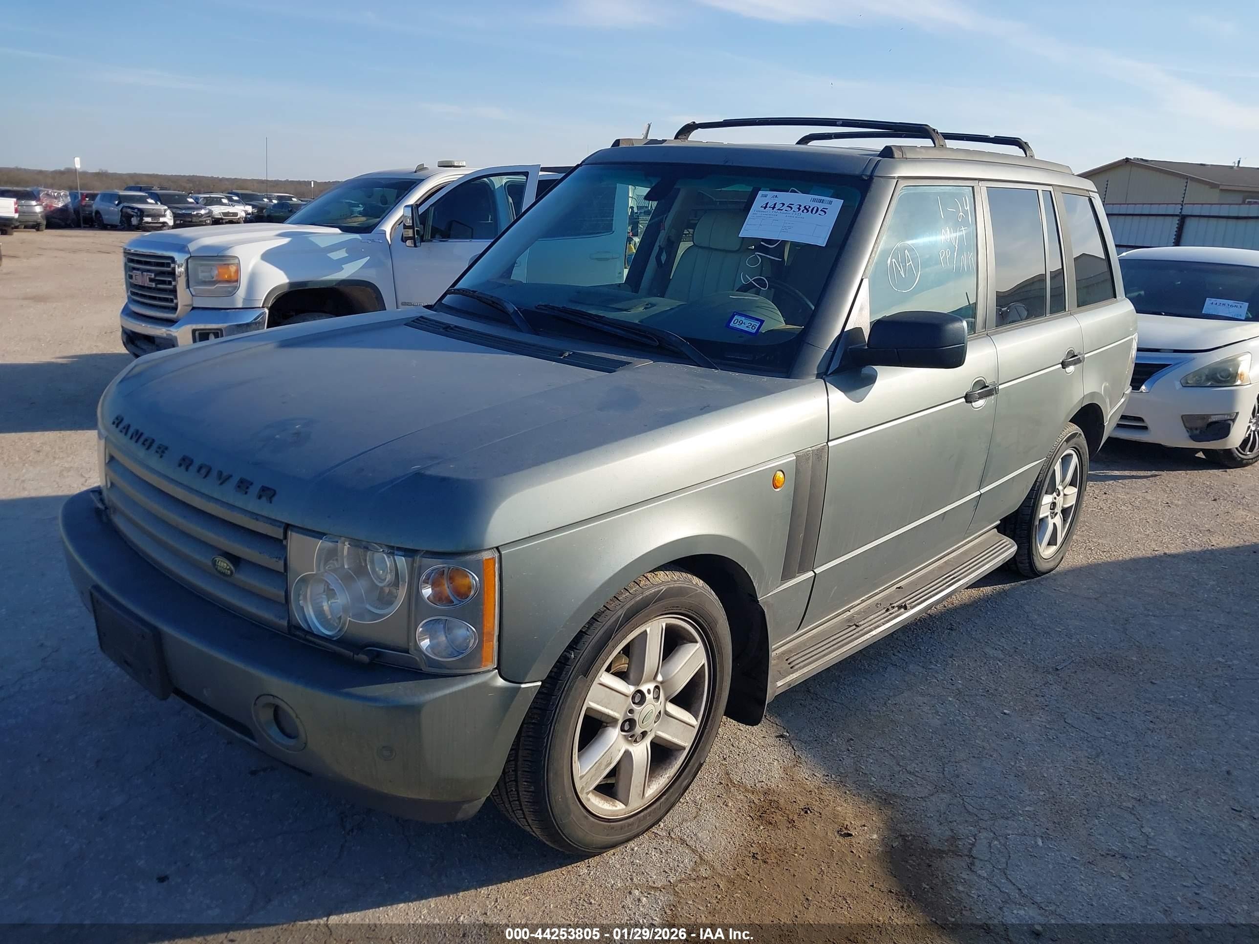 2005 Land Rover Range Rover Hse Gray vin: SALMF11475A189487
