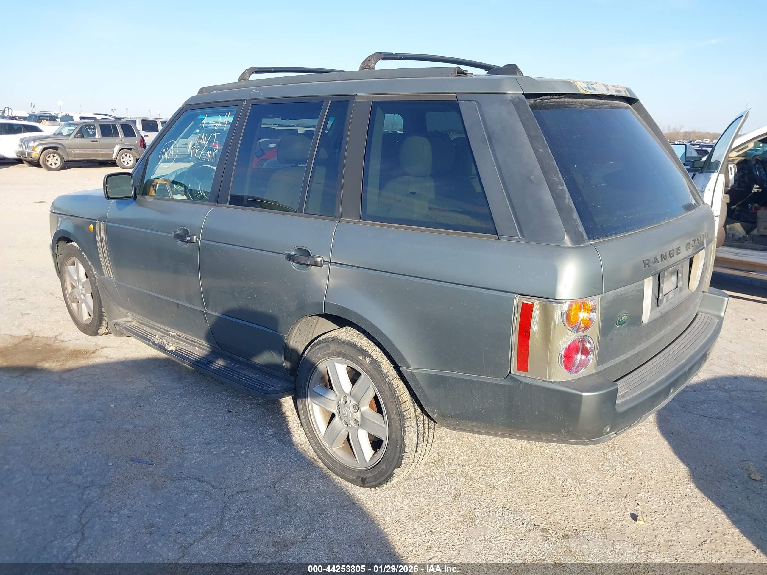 2005 Land Rover Range Rover Hse Gray vin: SALMF11475A189487