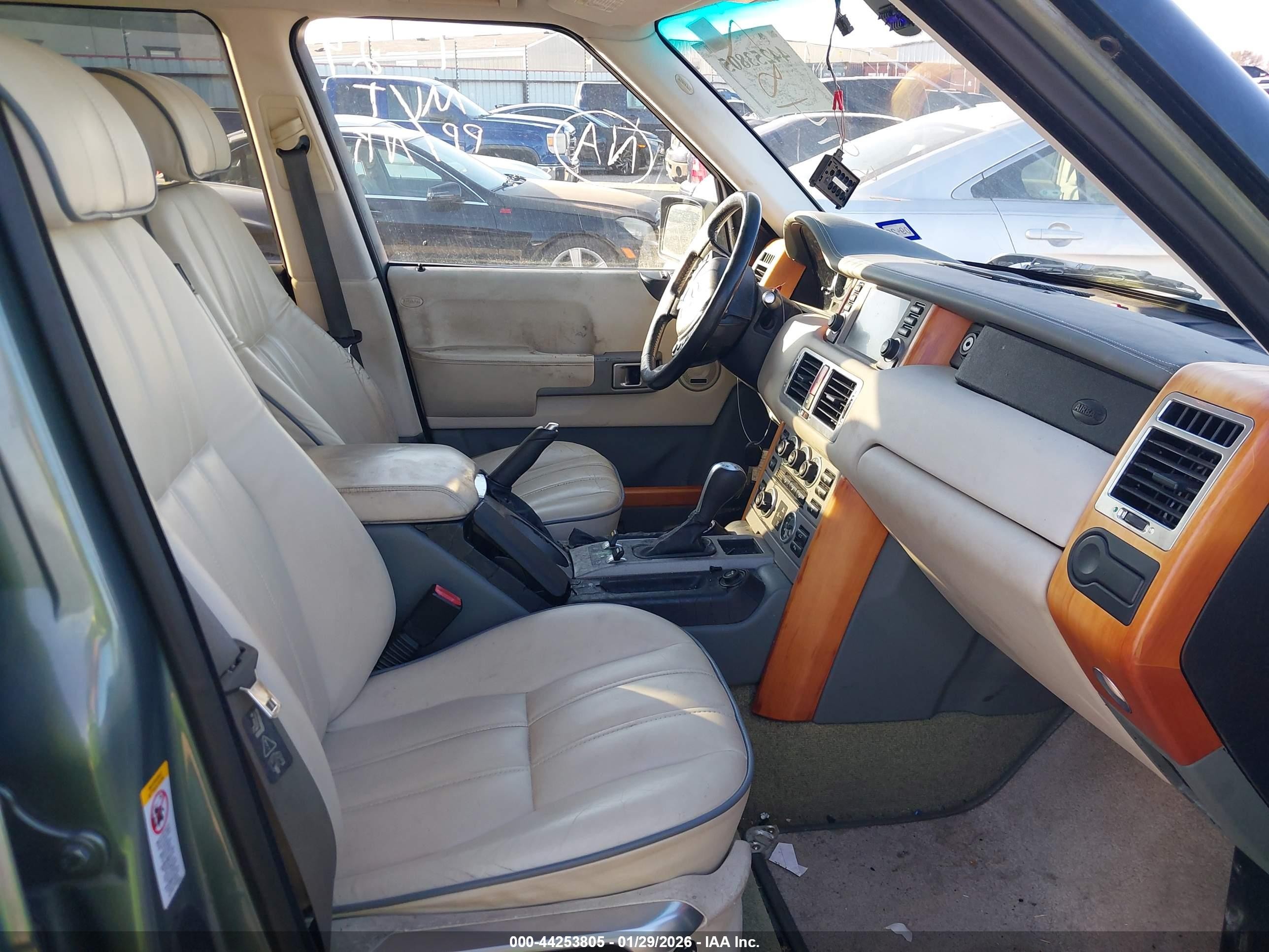 2005 Land Rover Range Rover Hse Gray vin: SALMF11475A189487
