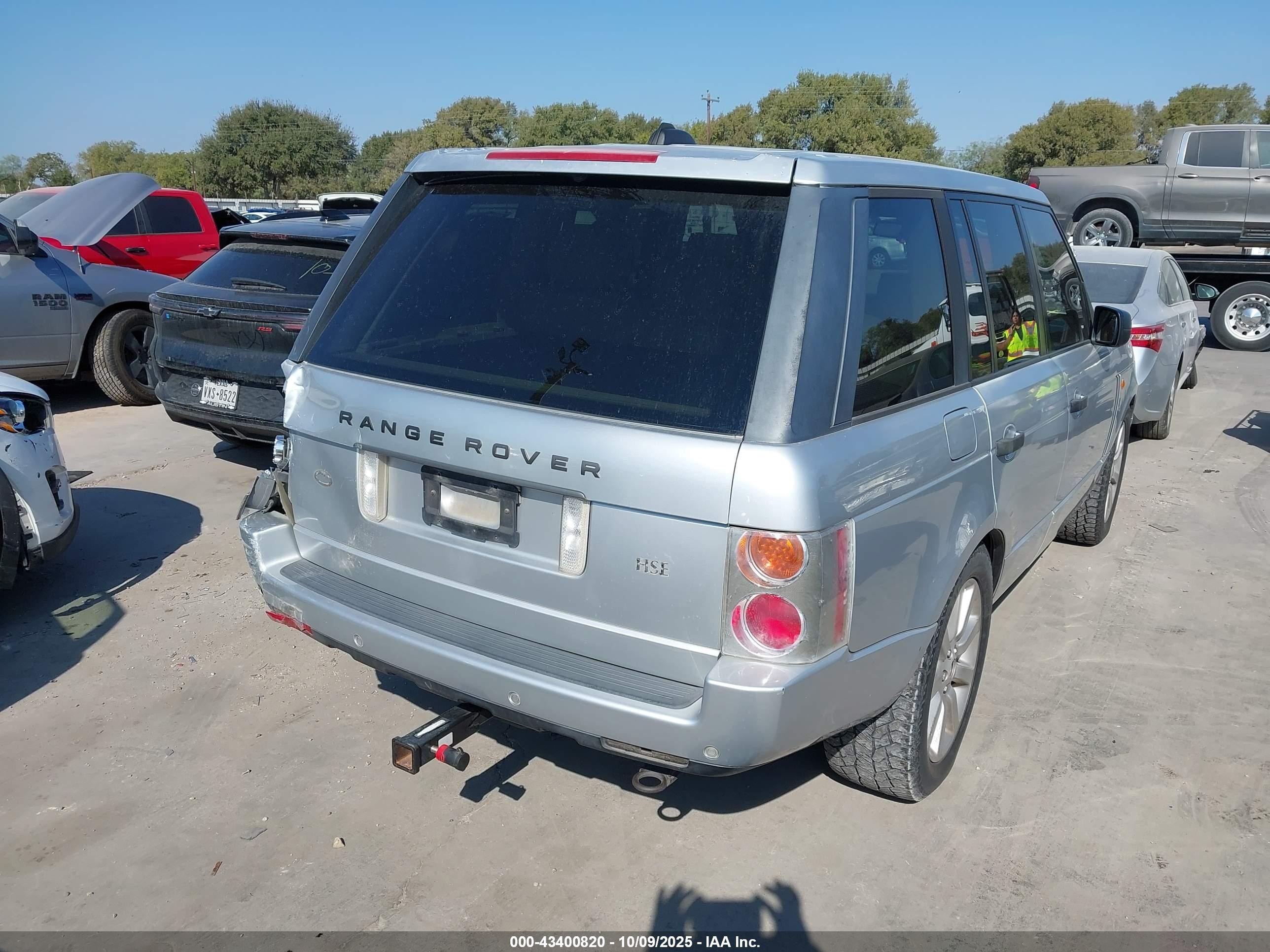 2005 Land Rover Range Rover Hse Серебряный vin: SALMF11485A197923