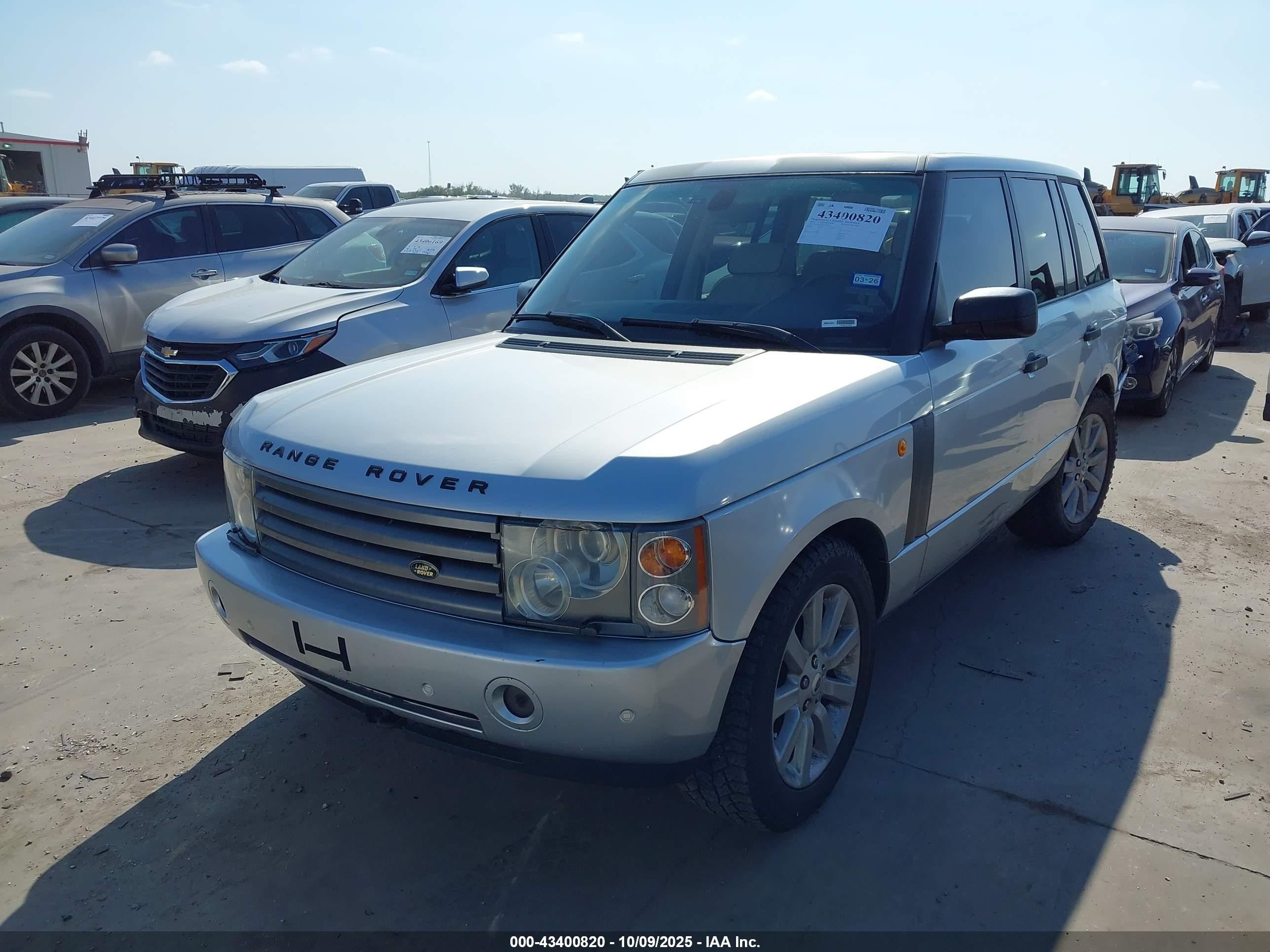 2005 Land Rover Range Rover Hse Серебряный vin: SALMF11485A197923