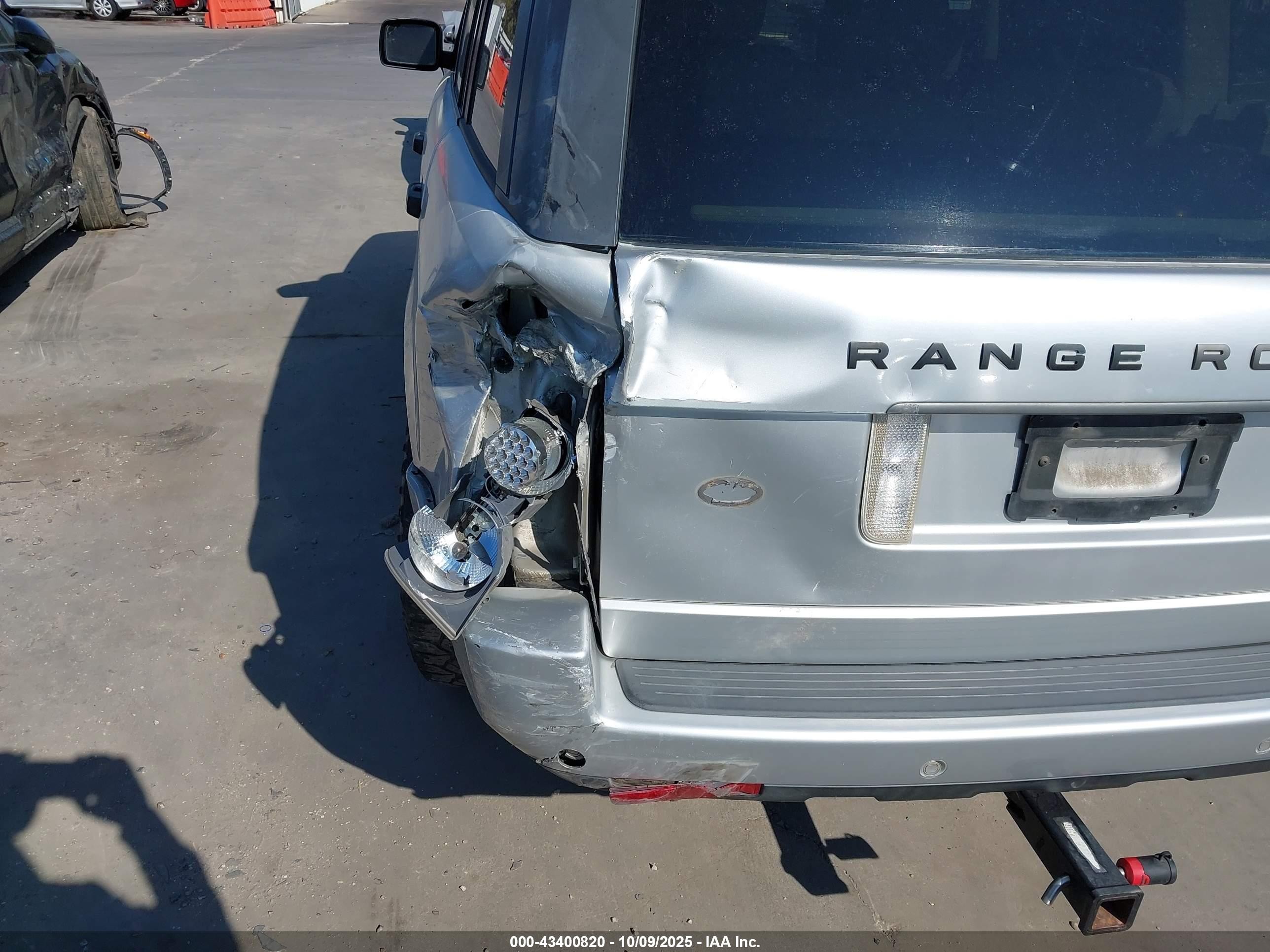 2005 Land Rover Range Rover Hse Серебряный vin: SALMF11485A197923