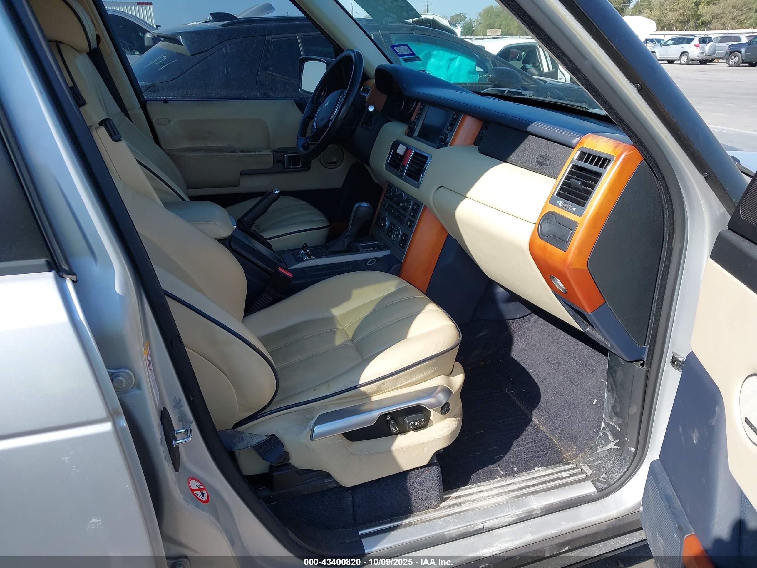 2005 Land Rover Range Rover Hse Серебряный vin: SALMF11485A197923