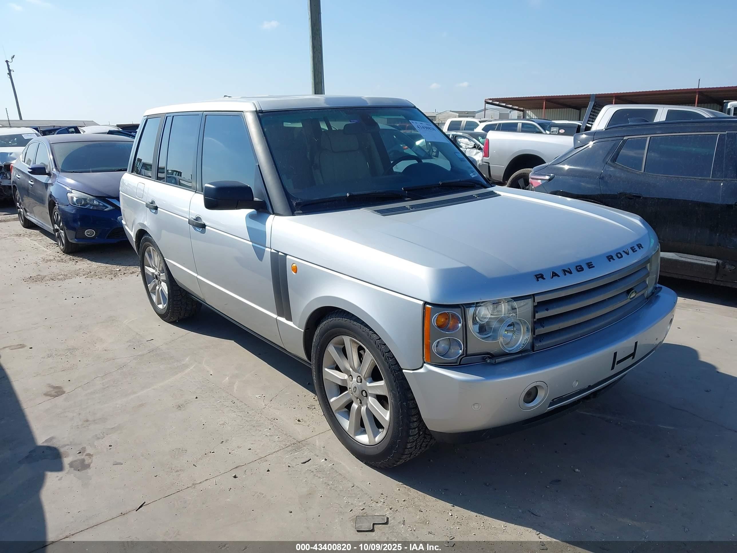 2005 Land Rover Range Rover Hse Серебряный vin: SALMF11485A197923