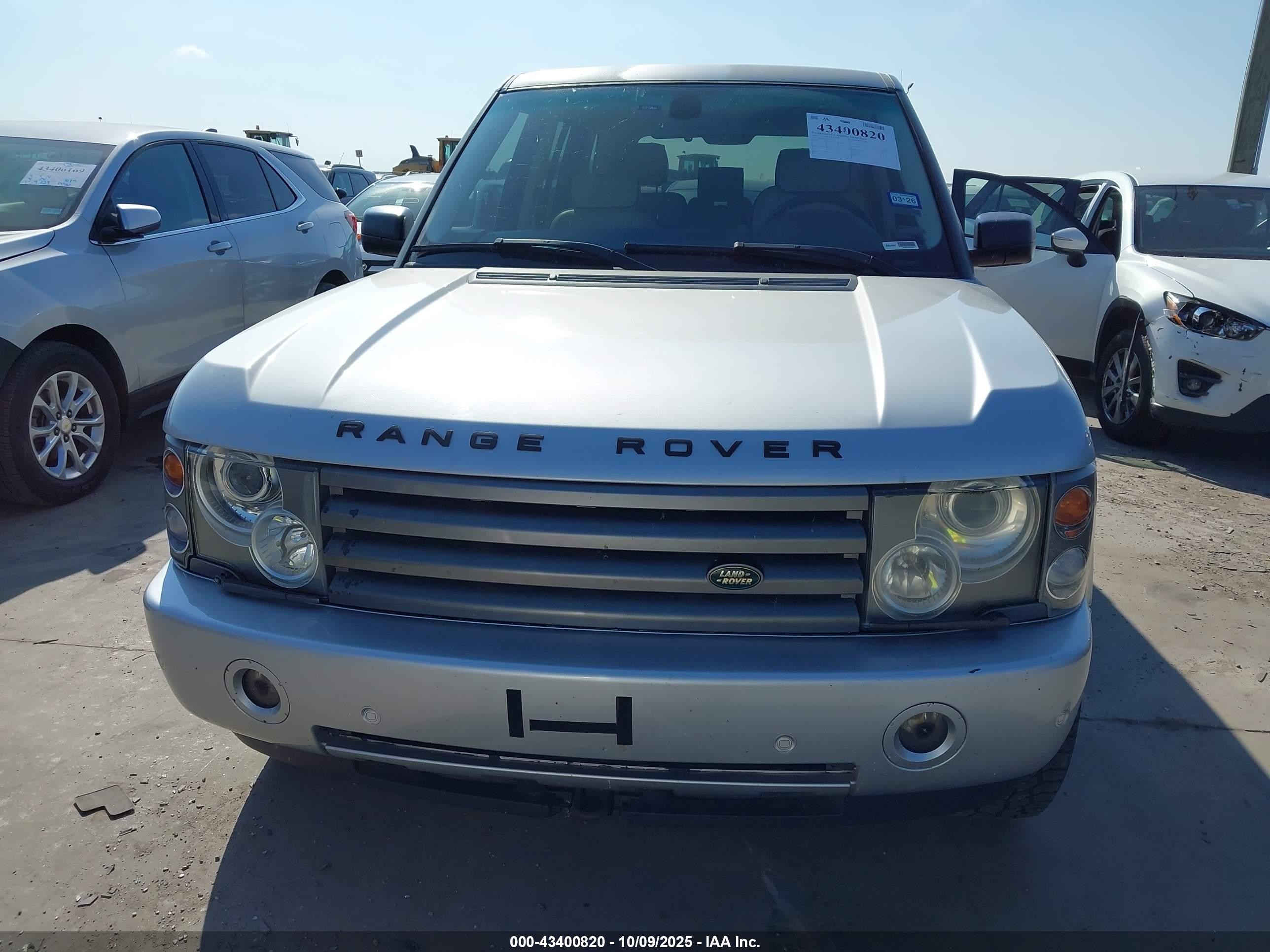 2005 Land Rover Range Rover Hse Серебряный vin: SALMF11485A197923