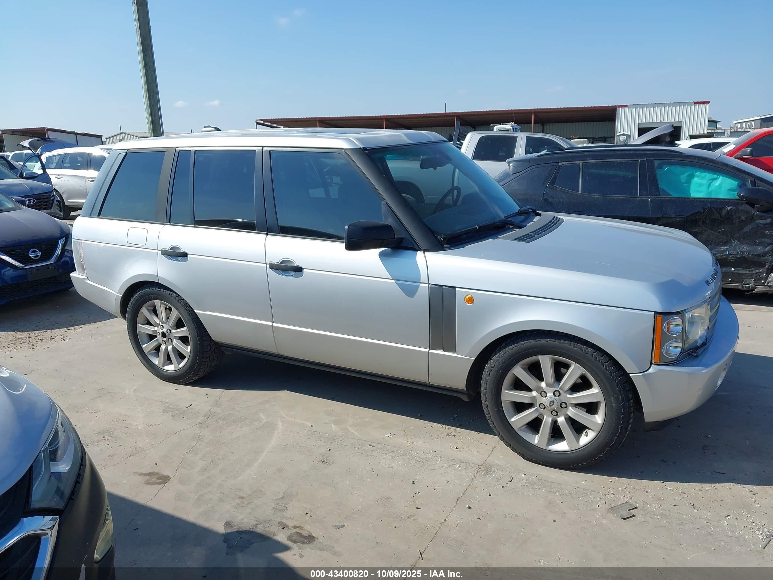 2005 Land Rover Range Rover Hse Серебряный vin: SALMF11485A197923