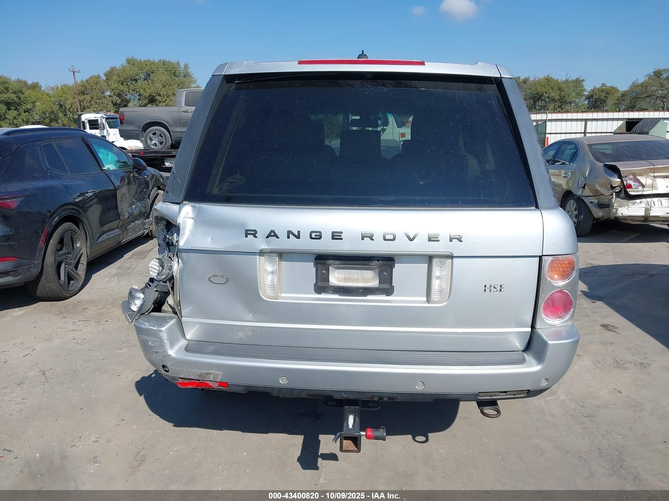 2005 Land Rover Range Rover Hse Серебряный vin: SALMF11485A197923