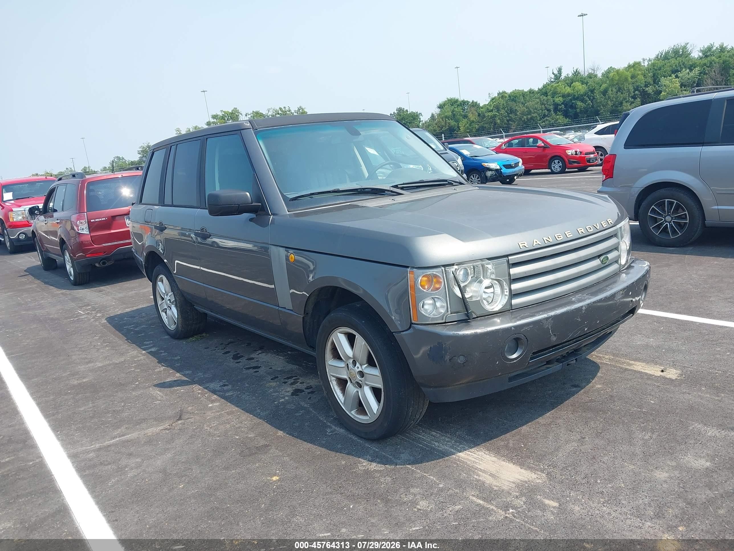 2005 Land Rover Range Rover Hse Gray vin: SALMF11495A195307