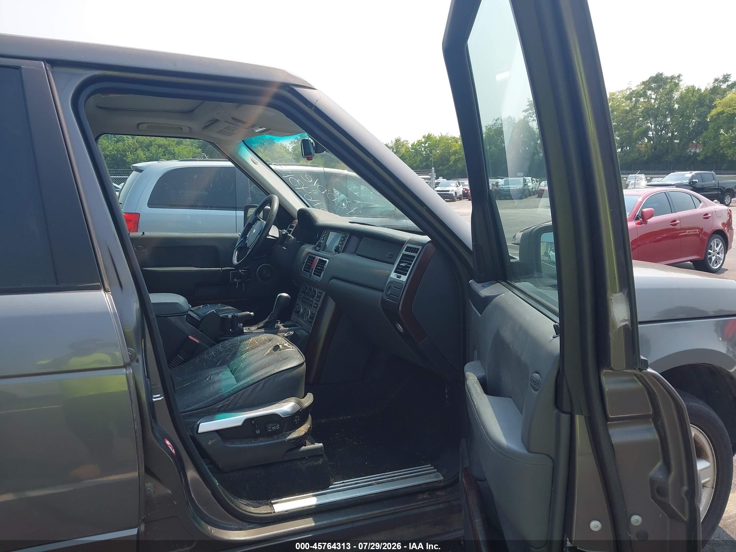 2005 Land Rover Range Rover Hse Gray vin: SALMF11495A195307