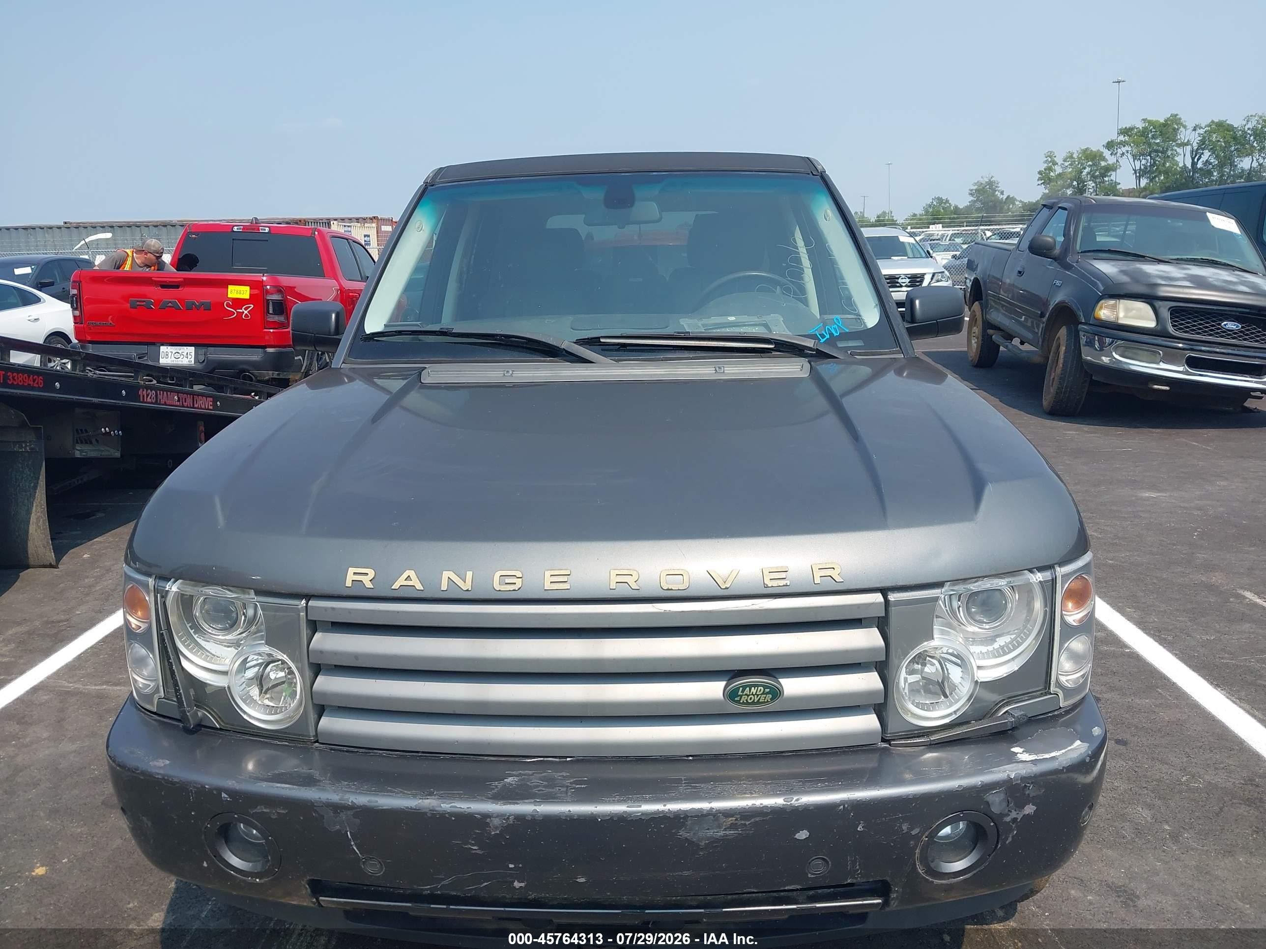 2005 Land Rover Range Rover Hse Gray vin: SALMF11495A195307