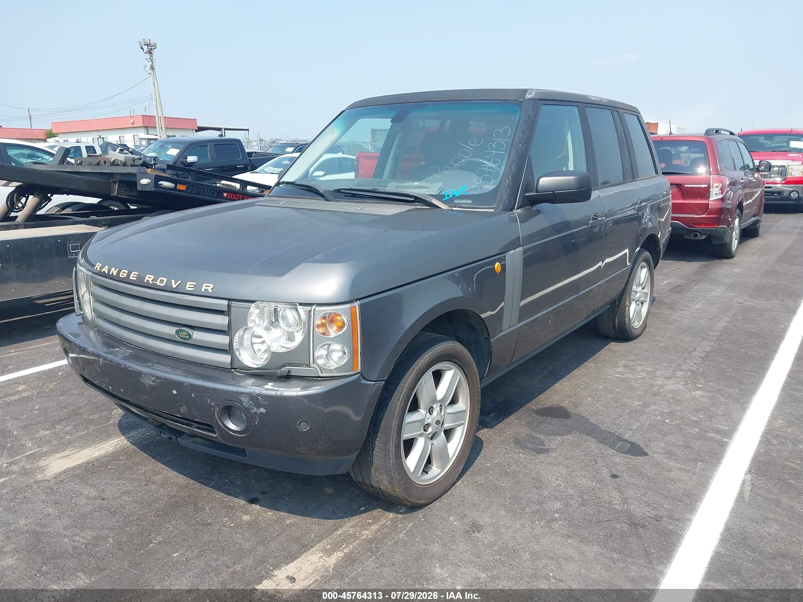 2005 Land Rover Range Rover Hse Gray vin: SALMF11495A195307