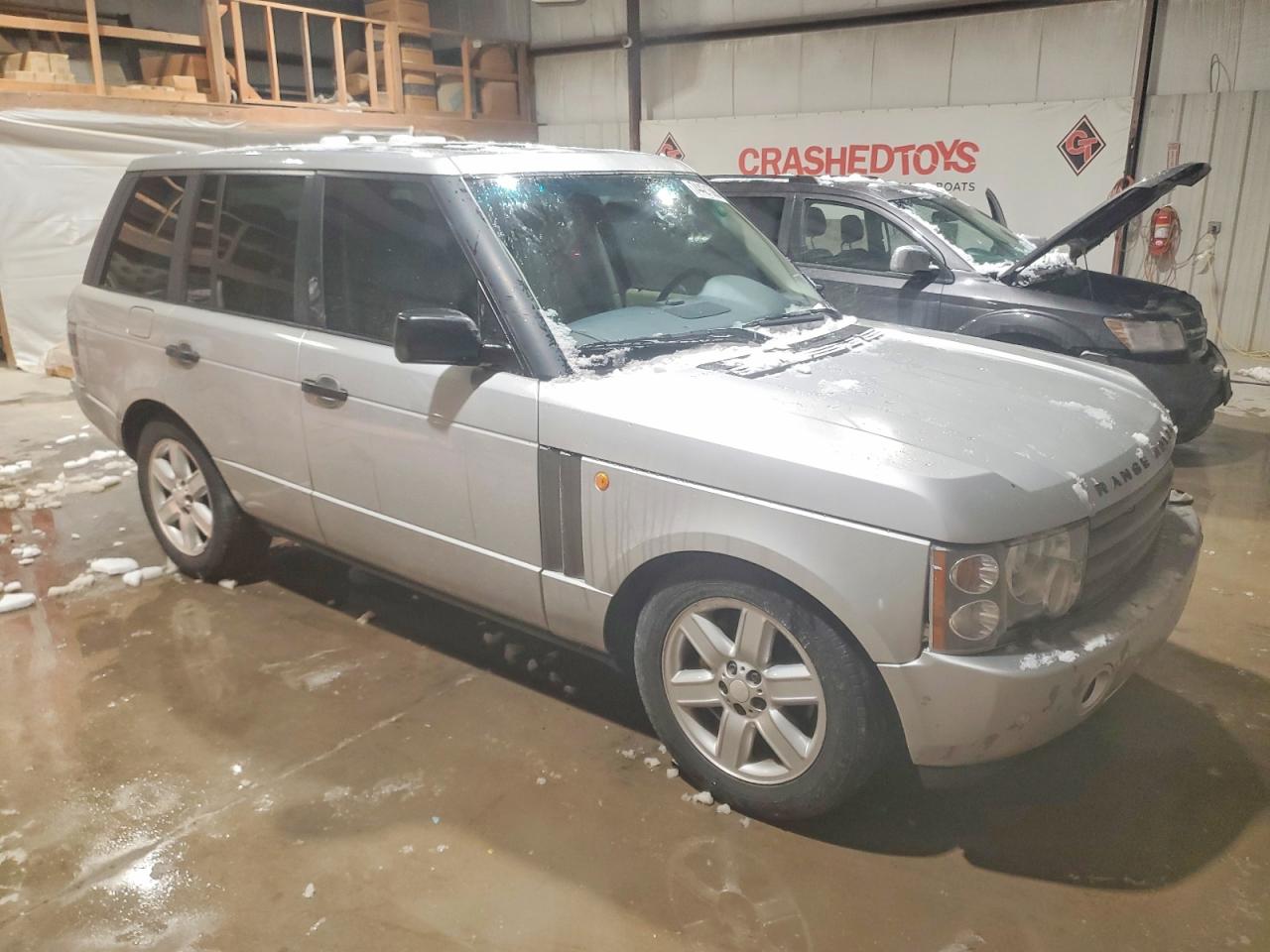 2004 Land Rover Range Rover Hse Silver vin: SALMF114X4A168115
