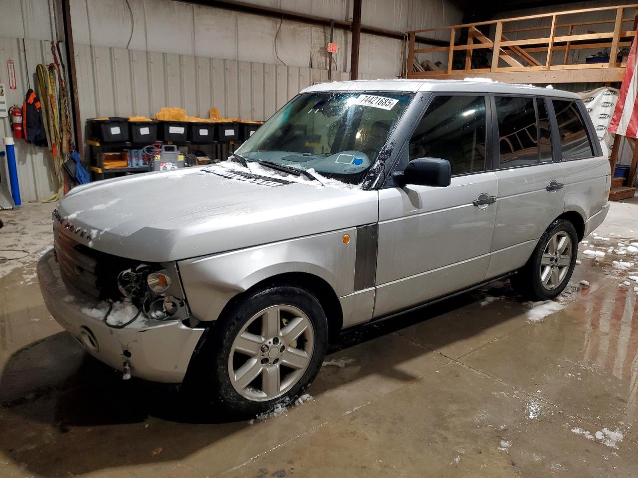 2004 Land Rover Range Rover Hse Silver vin: SALMF114X4A168115