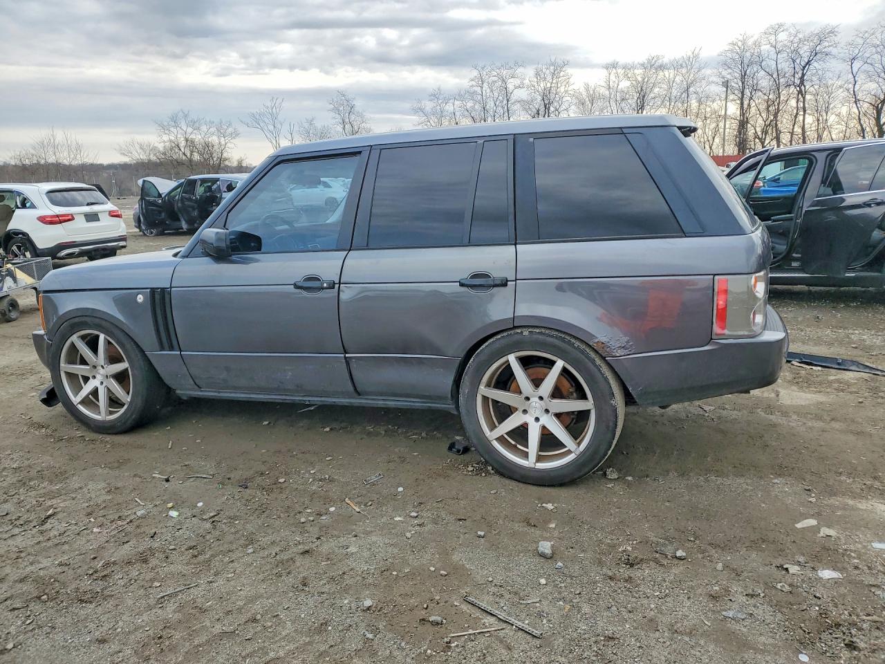 2004 Land Rover Range Rover Hse Gray vin: SALMF114X4A173718